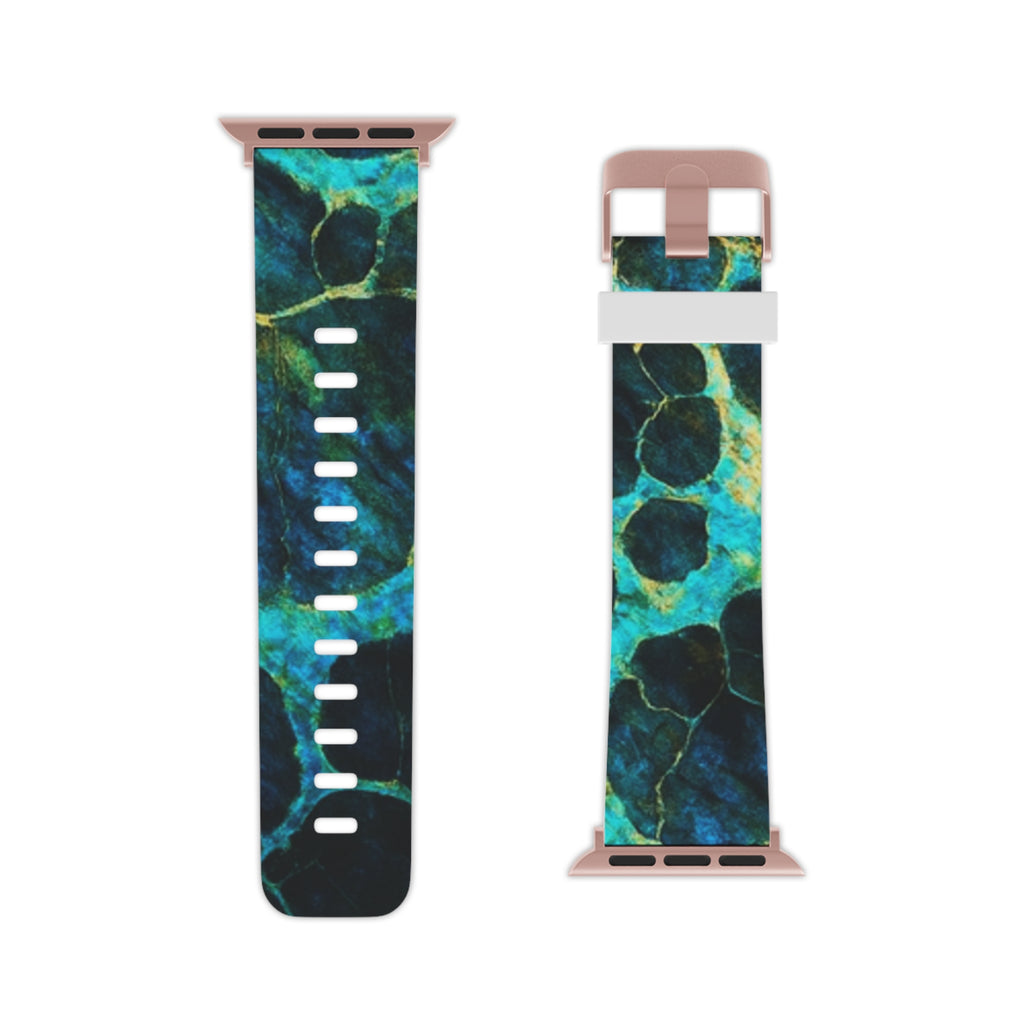 Green Leopard Shark Inspired Watch Band for Apple Watch