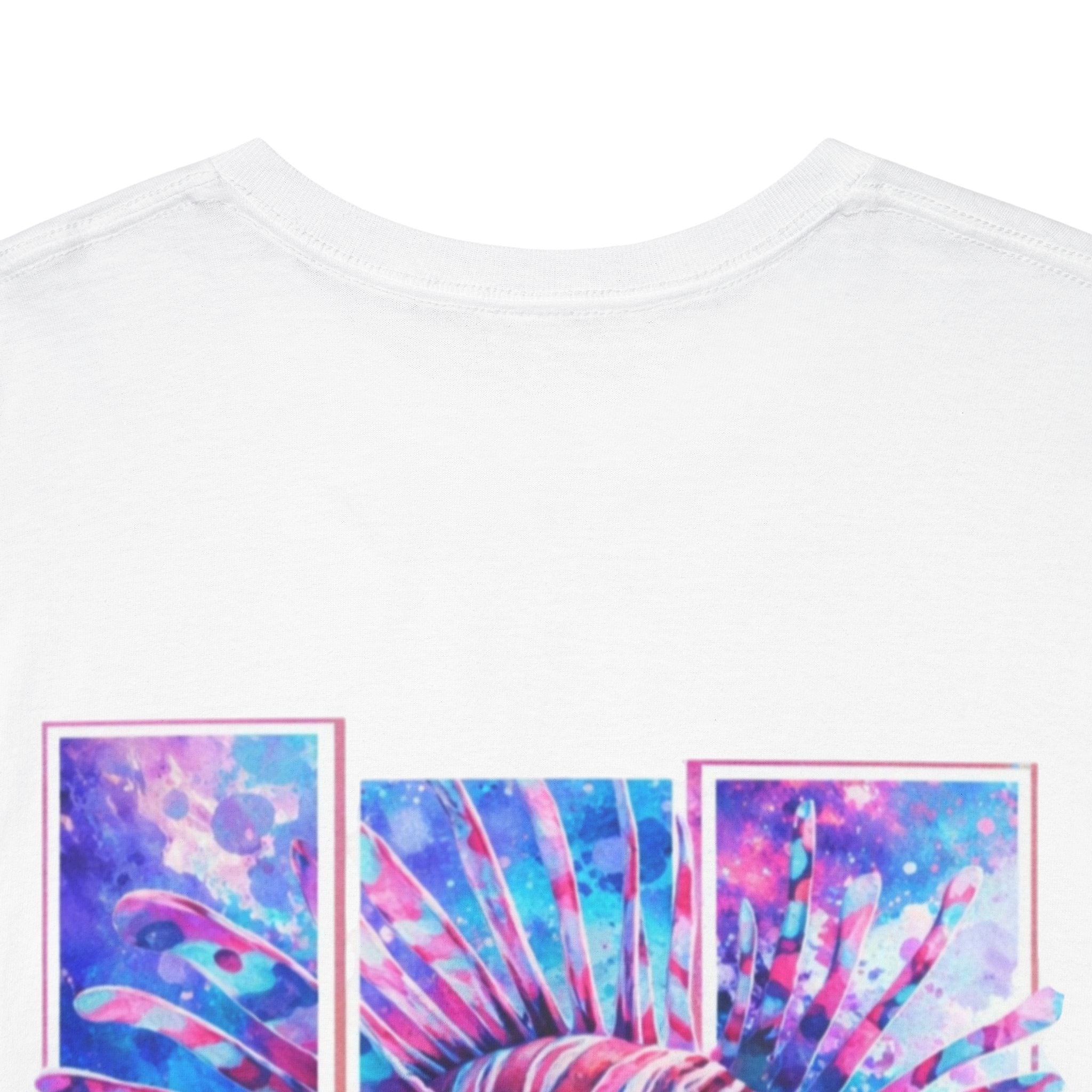 Lion Fish Hooked Horizon Co Tee—Ocean Graphic Tee — "Beloved" Ray Design
