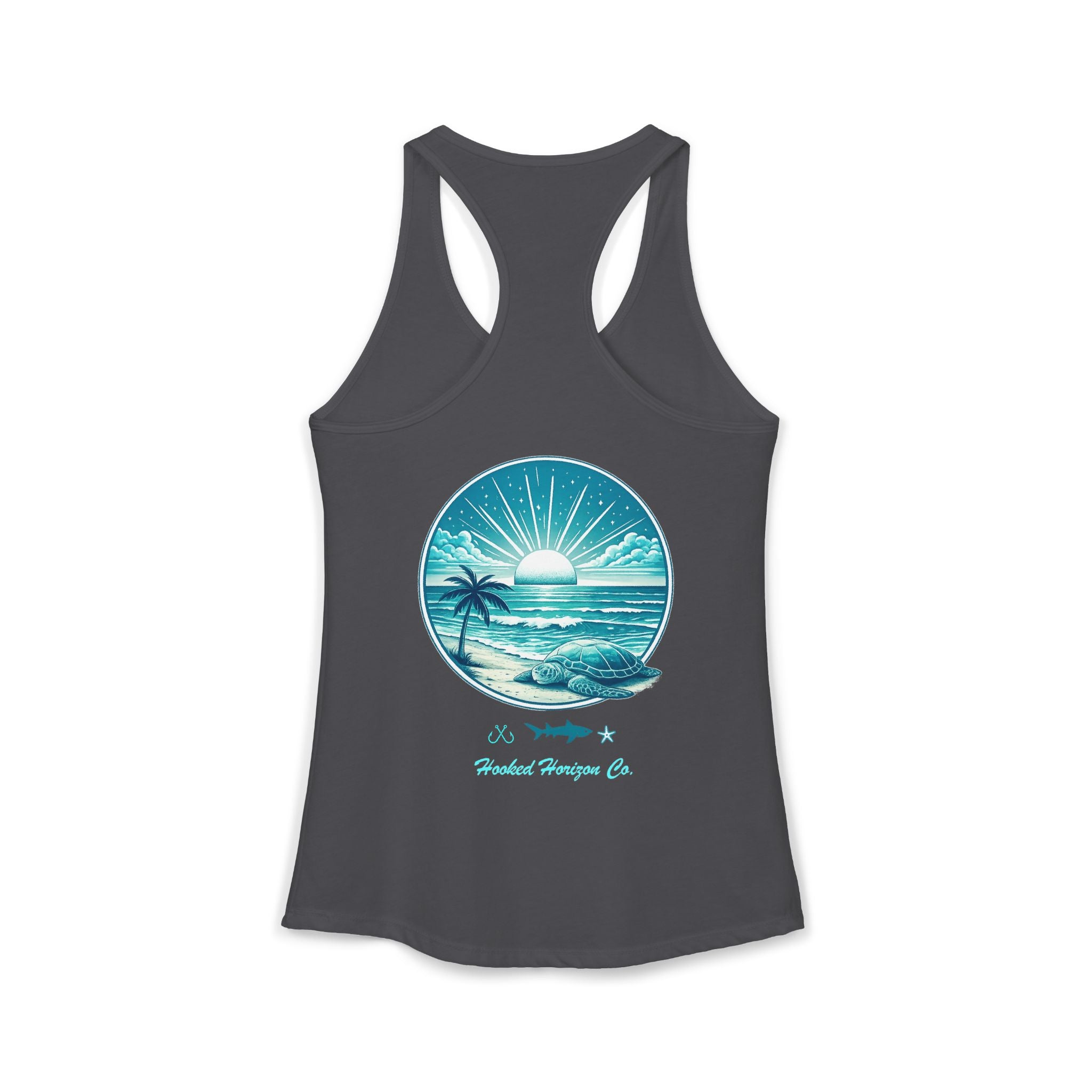 Sea Turtle & Sunset– Hooked Horizon Co. Gifts for Ocean Lovers, Nautical Fashion, Everyday Comfort, Perfect Gift for Her