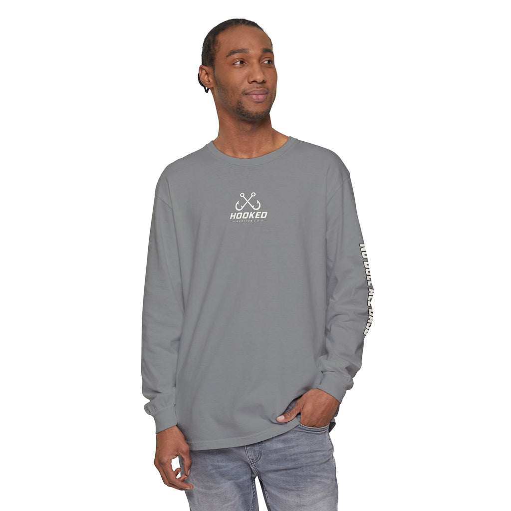 Saltwater Sea Striper Fishing Long Sleeve T-Shirt, Ocean Adventure Apparel, Boat Trip Shirt, Coastal Style, Gift for Fishermen