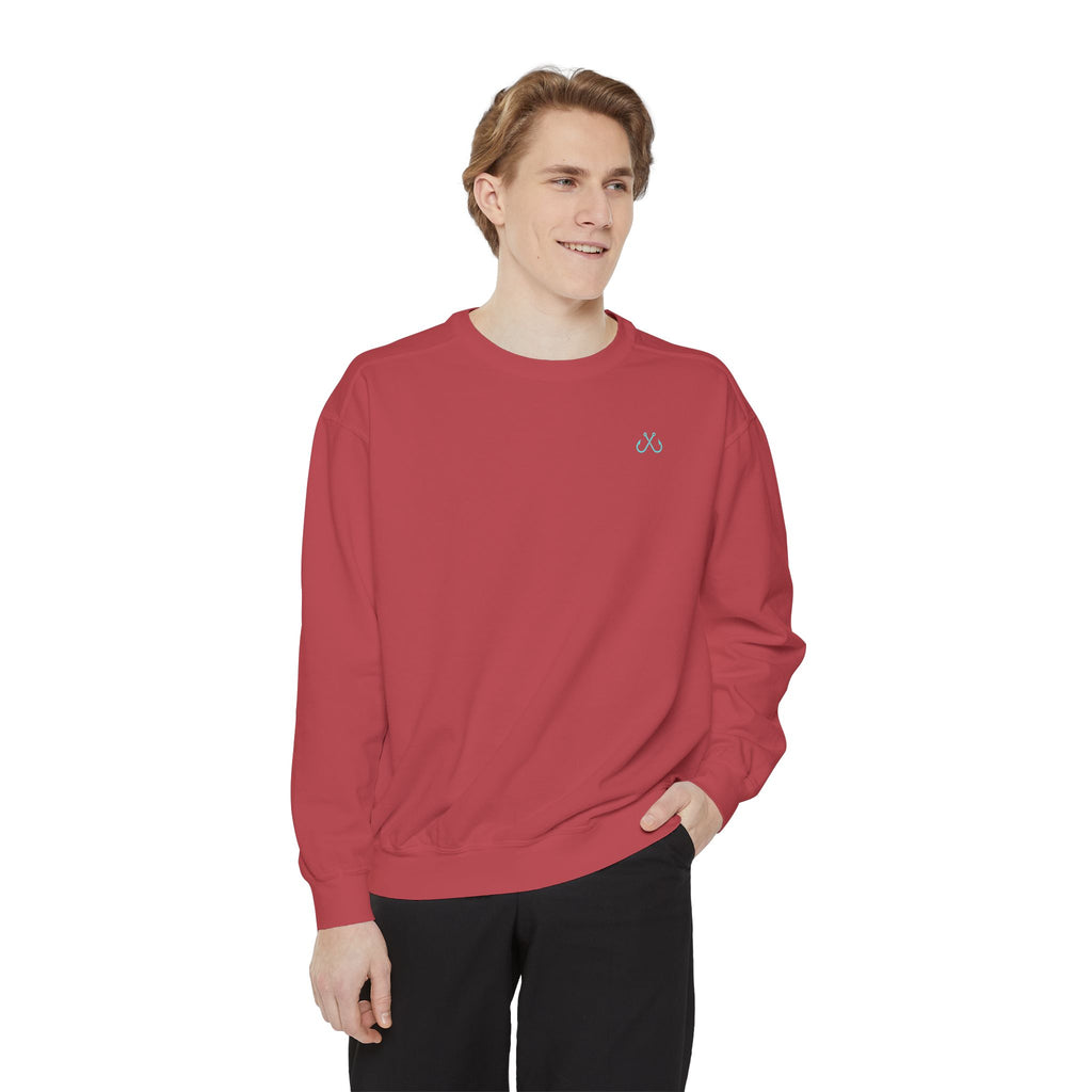 Vintage vibes Neon Tarpon Sweatshirt– Hooked Horizon Co. Ocean apparel, Gifts for Him & Her, Ocean Conservation, Soft Unisex Garment-Dyed Sweatshirt