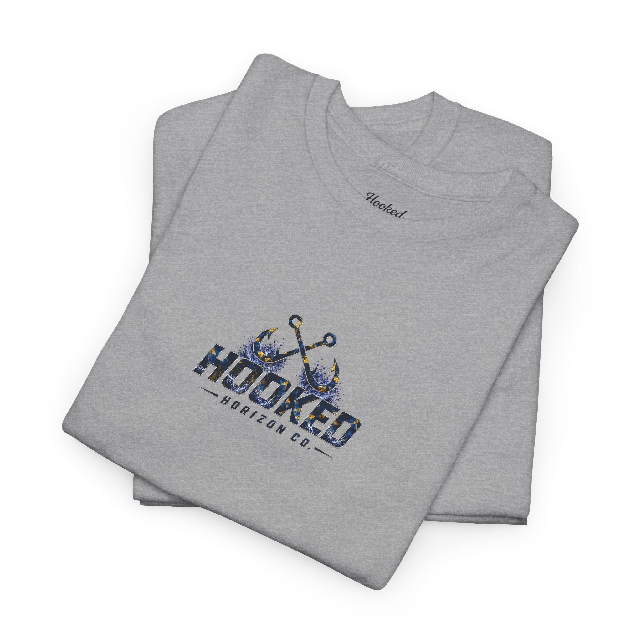Sail Fish Hooked Horizon Co Tee—Ocean Graphic Tee — "Beloved" Ray Design