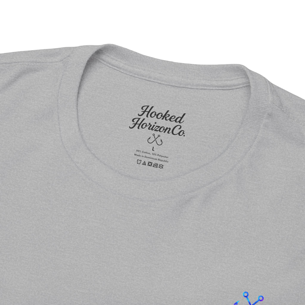 Lion Fish Hooked Horizon Co Tee—Ocean Graphic Tee — "Beloved" Ray Design