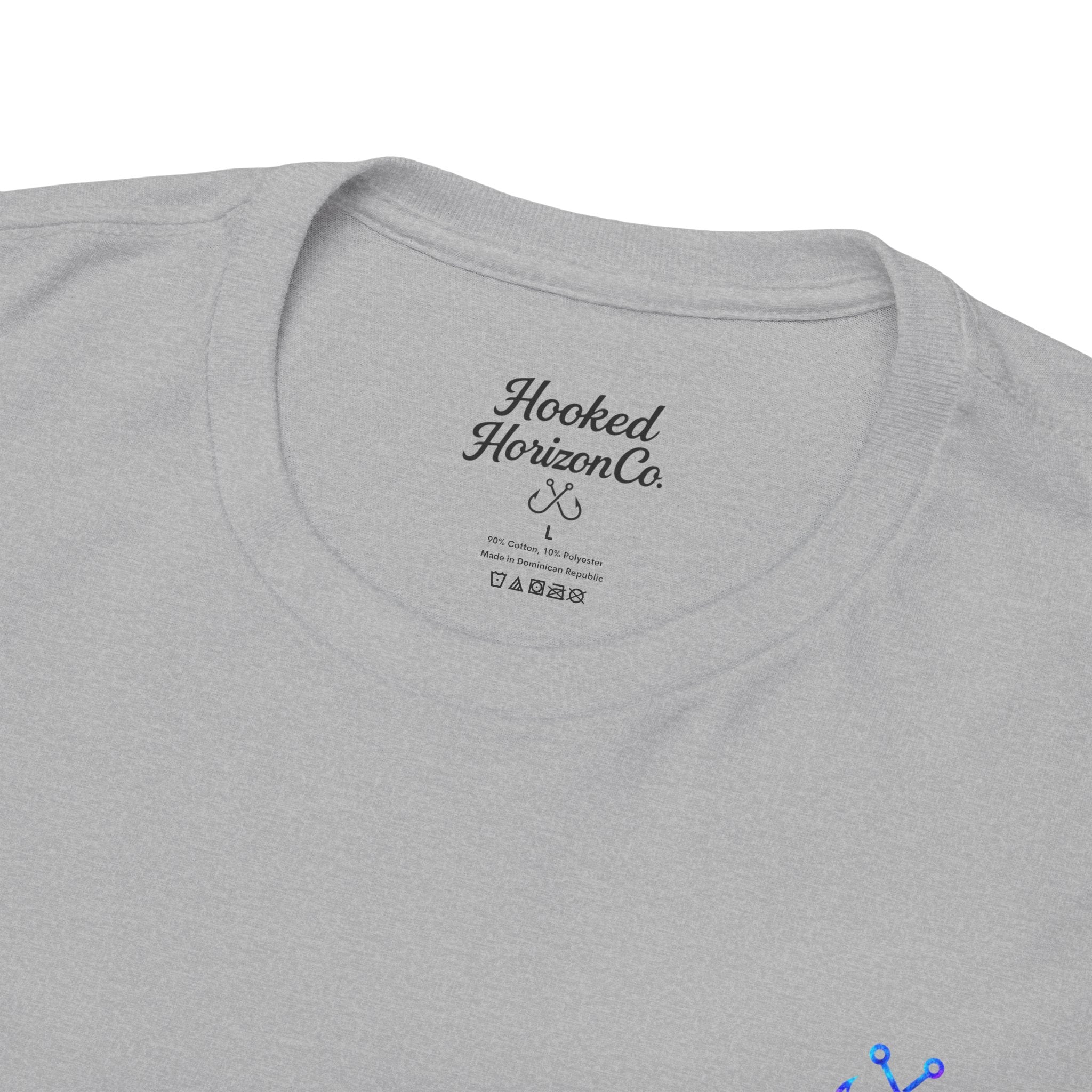 Lion Fish Hooked Horizon Co Tee—Ocean Graphic Tee — "Beloved" Ray Design