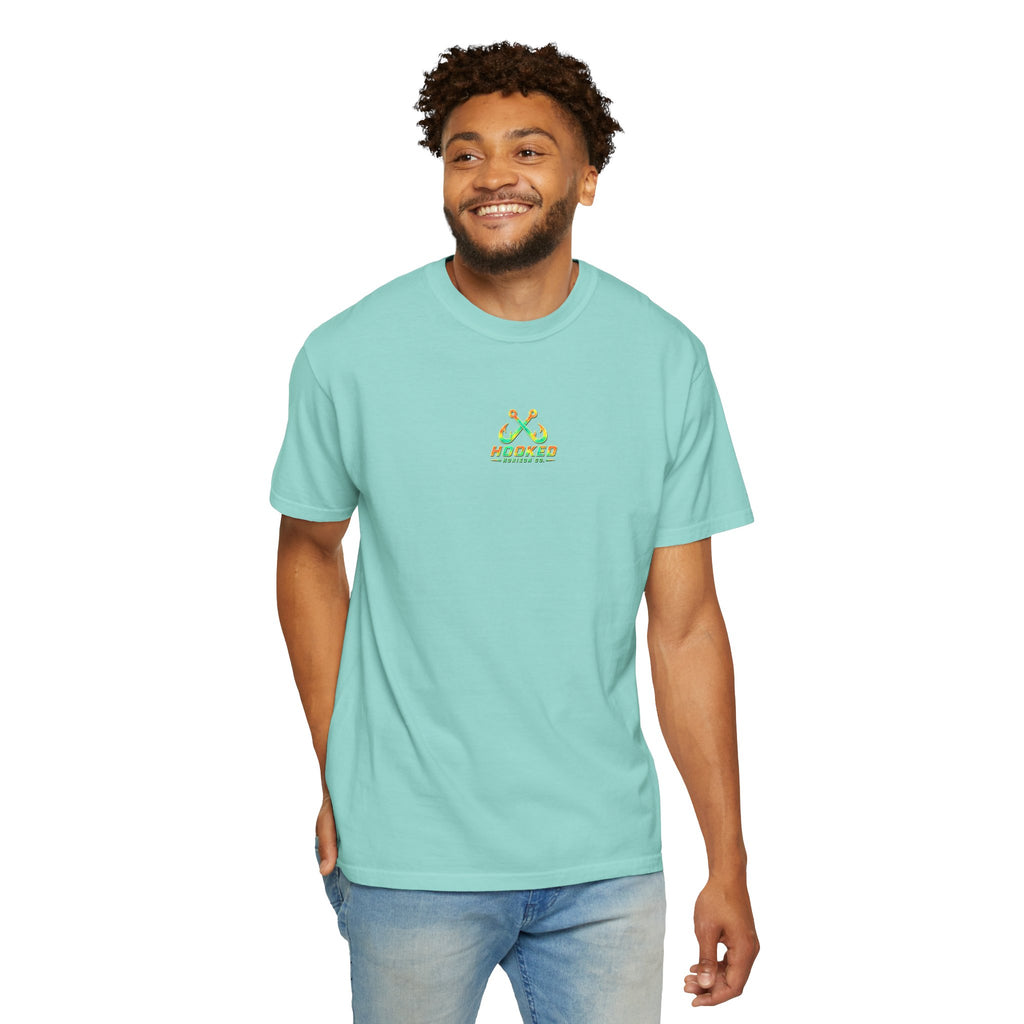 Retro 80s Tripple Fish Fishing Tee — Hooked Horizon Co.  Angler Gifts Ocean Lover Gifts