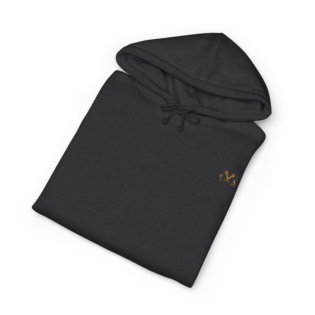 Grouper Hoodie Hooked Horizon Co. — Fishing Back Graphic Hoodie, Multiple Color Variations