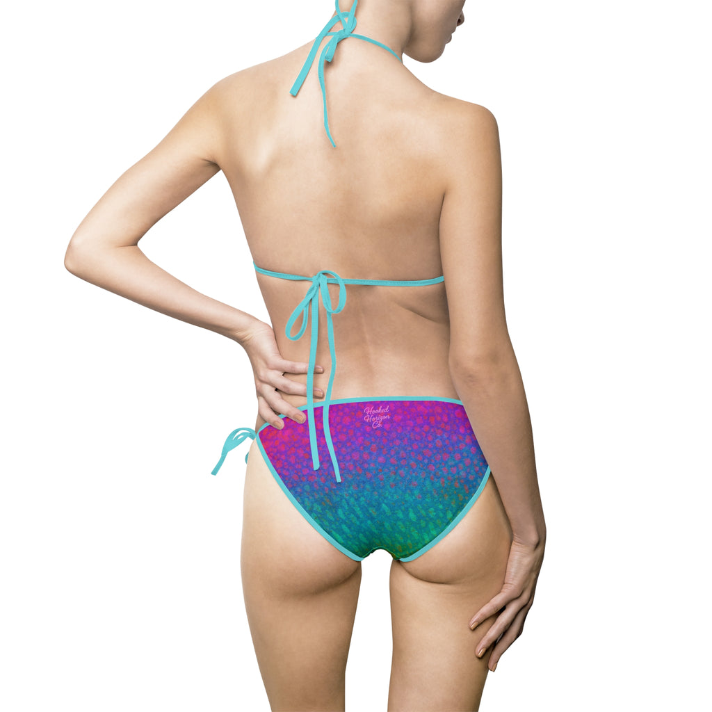 Speckled Color Bikini —  Hooked Horizon Co. Swimsuit, Summer Beachwear, Swimwear for Vacations, Pool Parties, Tropical Getaways, Custom Strap Colors – Multiple Variations