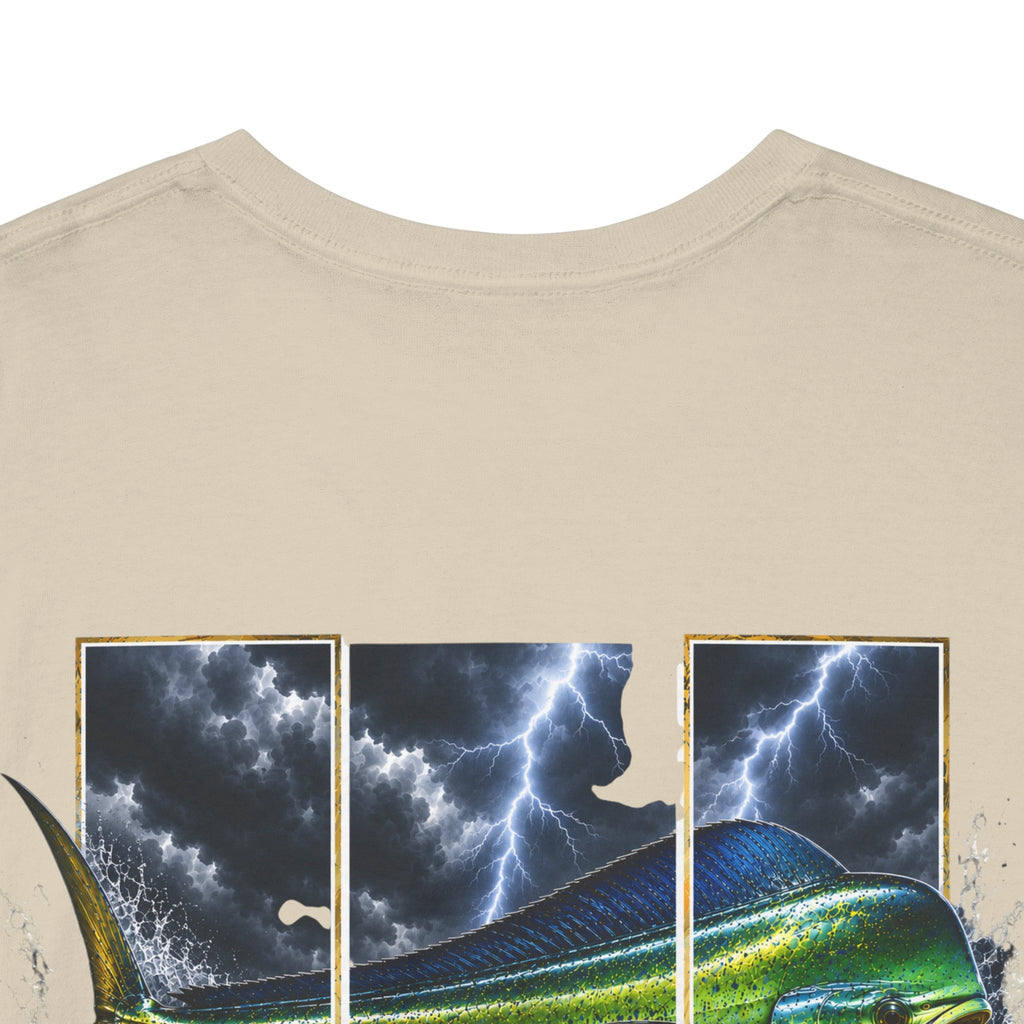 Mahi Mahi Hooked Horizon Co Tee—Ocean Graphic Tee — "Beloved" Ray Design