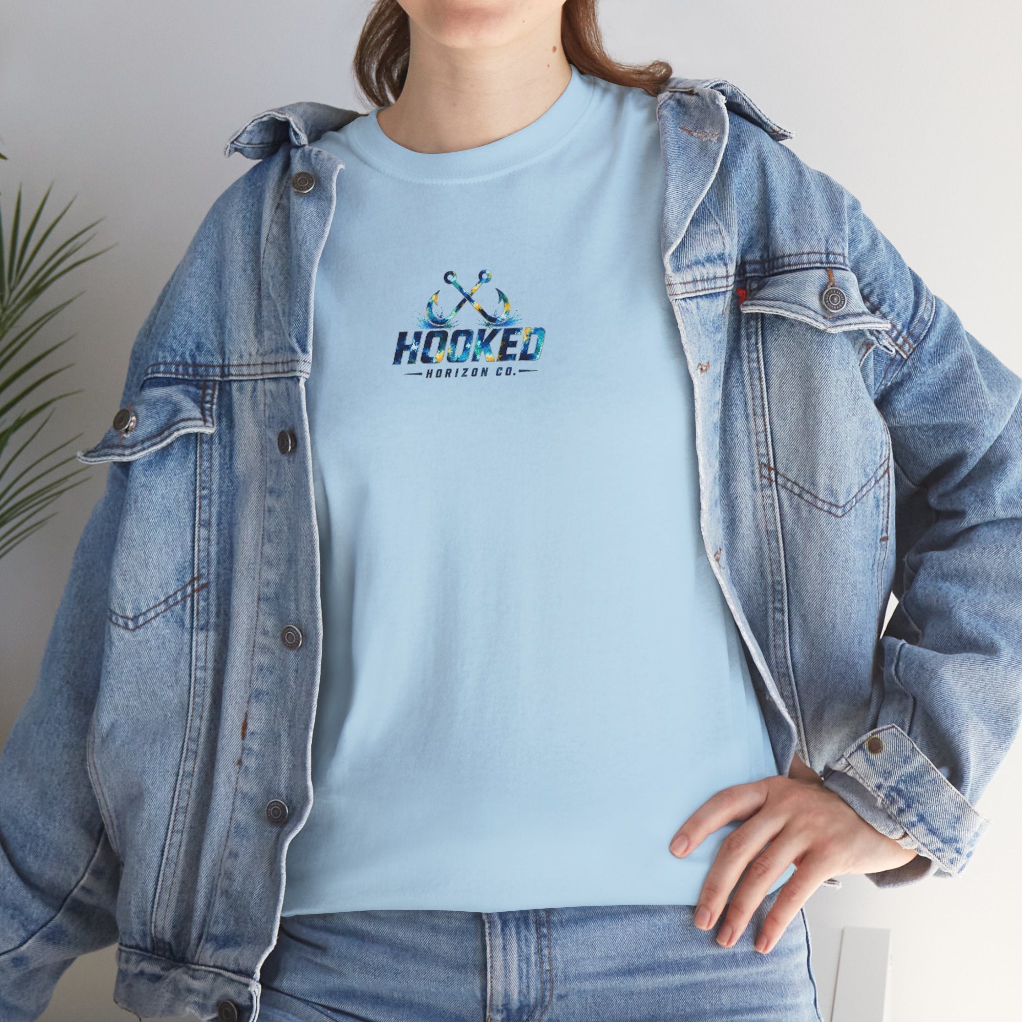 Barracuda Hooked Horizon Co Tee—Ocean Graphic Tee — "Beloved" Ray Design