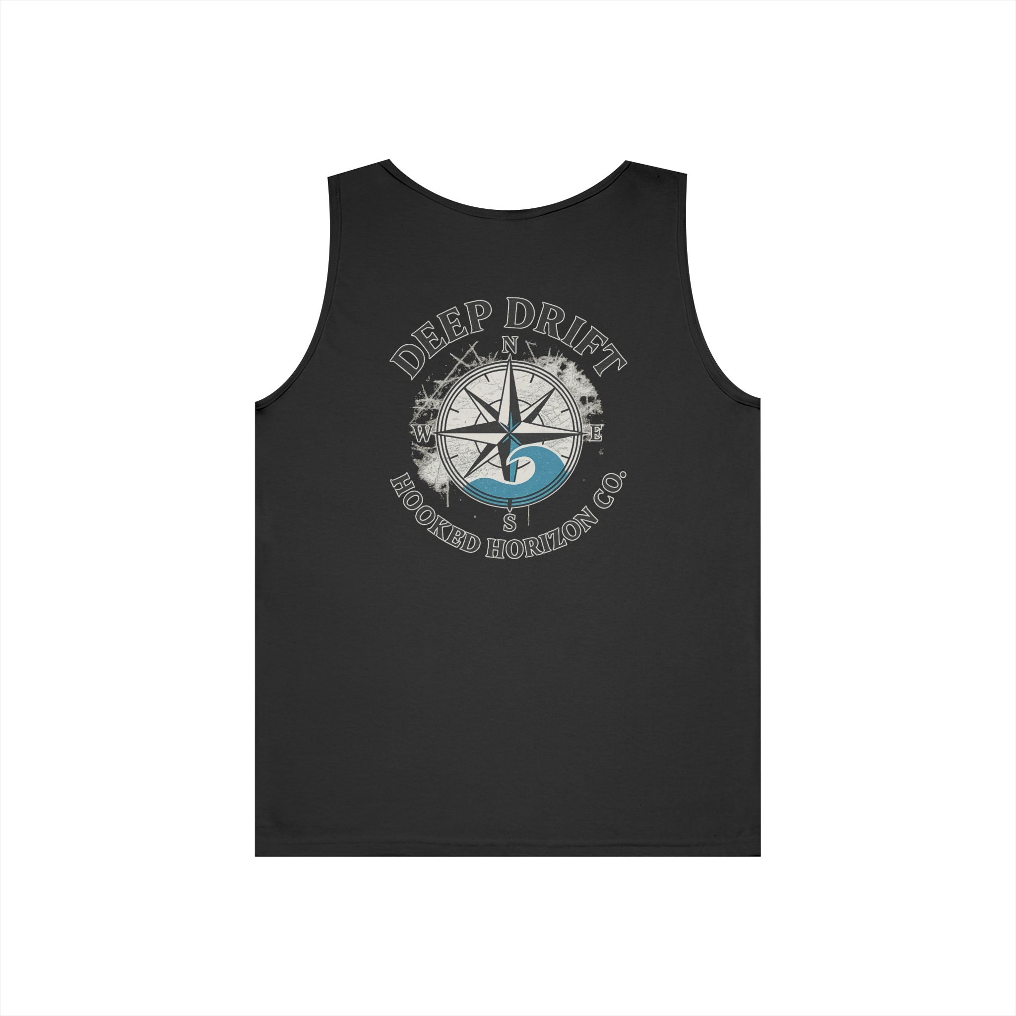 Wave Compass Deep Drift Octopus Graphic Tank Top, Summer Beach Wear, Unisex Tank, Gift for Ocean Lovers, Nautical Tees, Camping Apparel