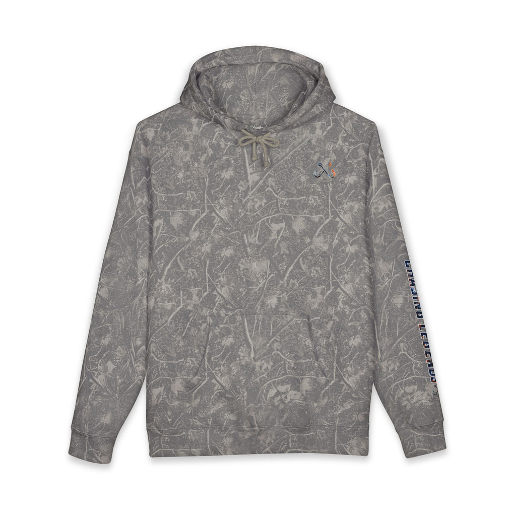 Hammer Head Hoodie Hooked Horizon Co. — Fishing Back Graphic Hoodie, Multiple Color Variations