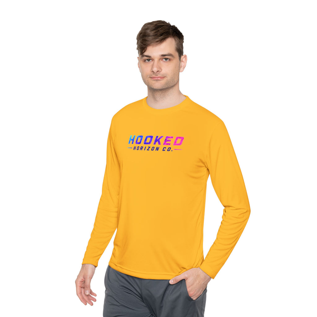 Moisture Wicking Classic Logo Shark Tee —Horizon Co. Anchors Long Sleeve Tee — Lightweight Fishing Shirt