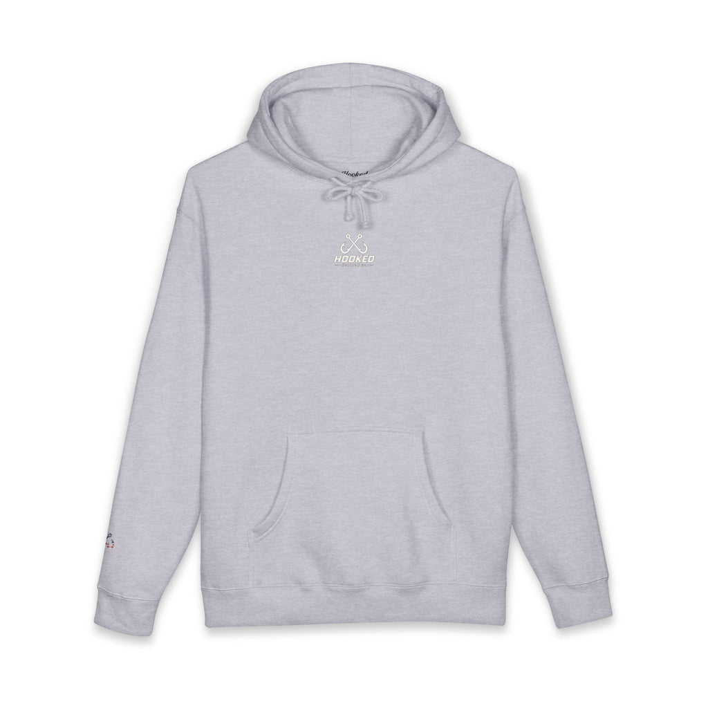 USA Manta Ray Hoodie Hooked Horizon Co. — Fishing Back Graphic Hoodie, Multiple Color Variations
