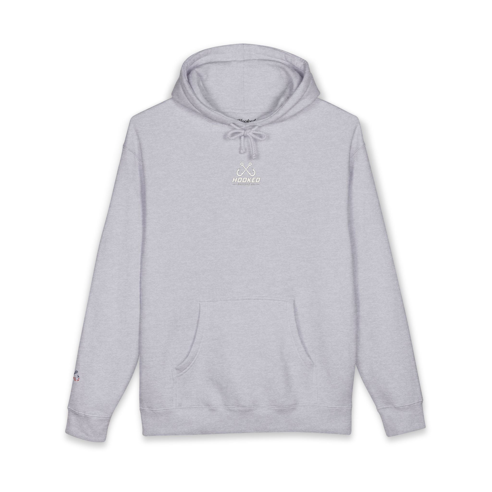 USA Manta Ray Hoodie Hooked Horizon Co. — Fishing Back Graphic Hoodie, Multiple Color Variations