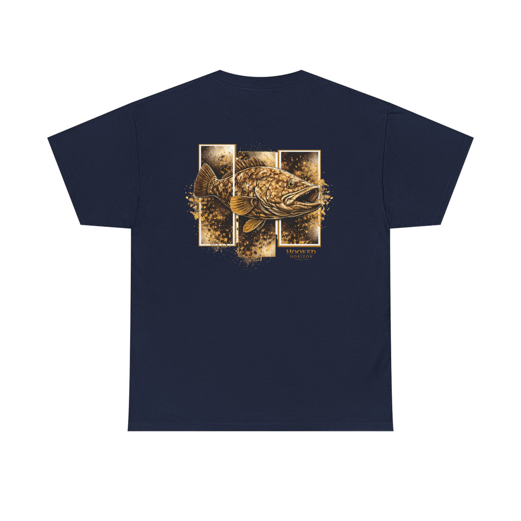 Grouper Hooked Horizon Co Tee—Ocean Graphic Tee — "Beloved" Ray Design
