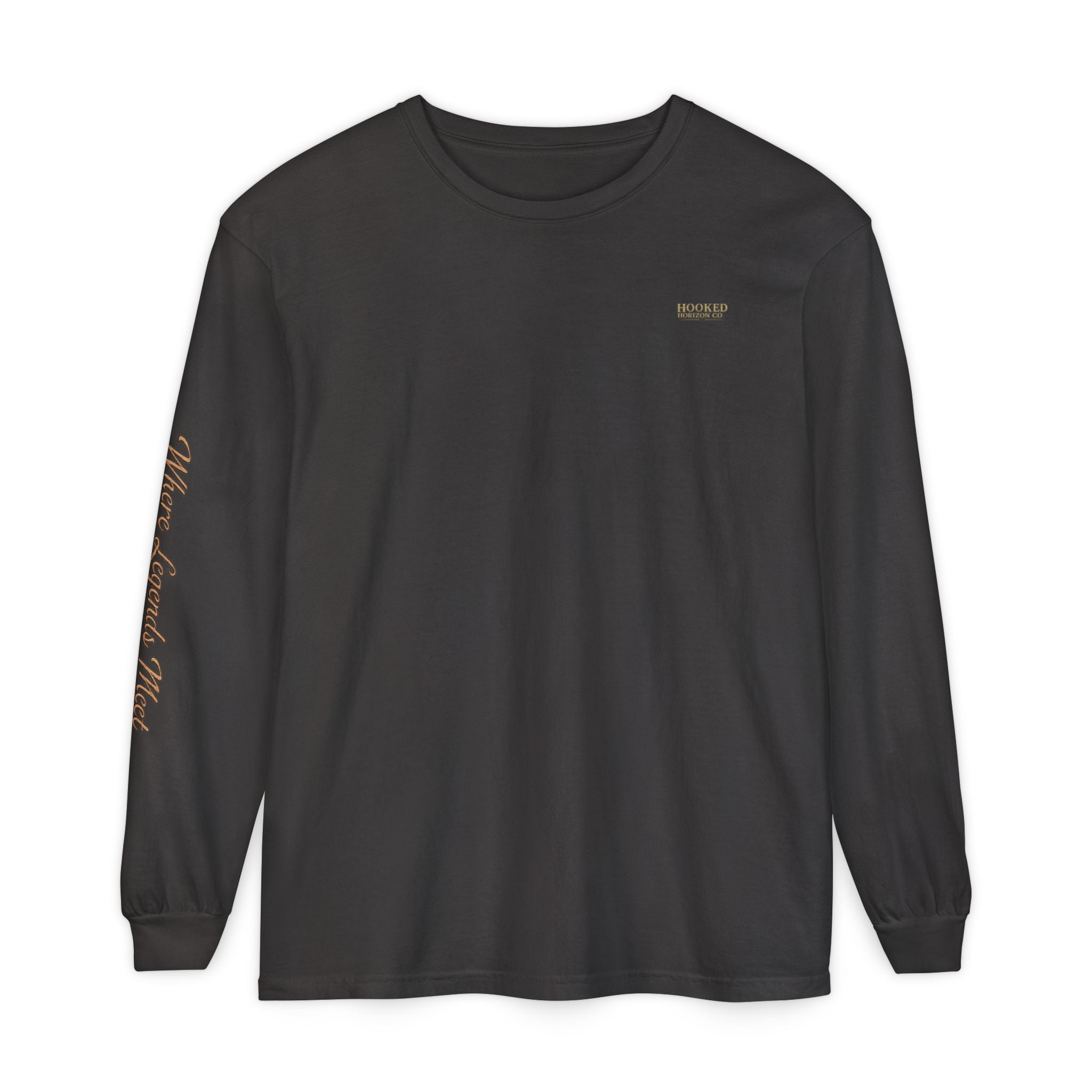 Compass Long Sleeve T-Shirt, Ocean Adventure Apparel, Boat Trip Shirt, Coastal Style, Gift for Fishermen