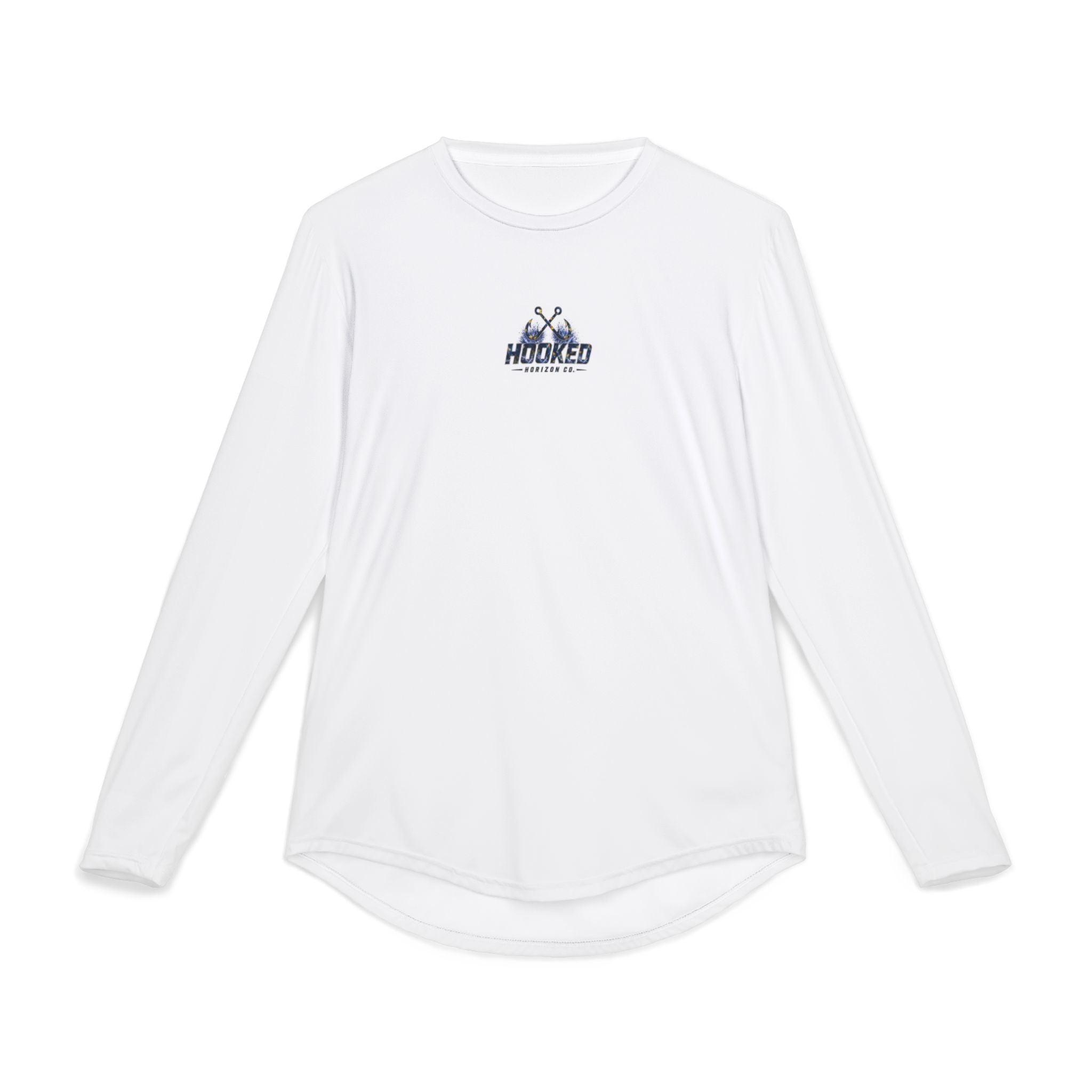 Sail Fish Hooked Horizon Co — Men's Long Sleeve UV Shirt — Chasing Legends Not Trends Orca Ocean Graphic Performance Tee