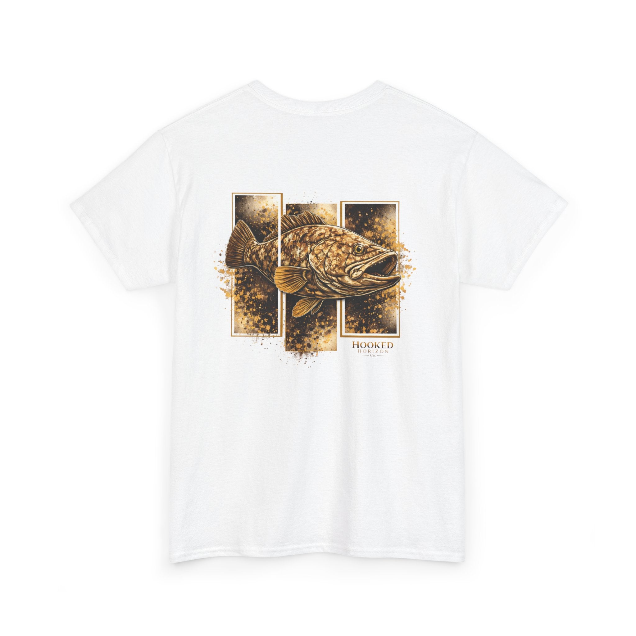 Grouper Hooked Horizon Co Tee—Ocean Graphic Tee — "Beloved" Ray Design