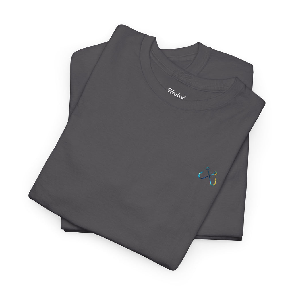 Bull Shark Hooked Horizon Co Tee—Ocean Graphic Tee — "Beloved" Ray Design