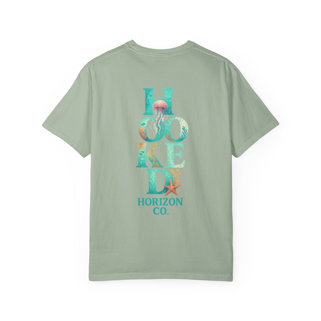 Turtle Deep Drift T-shirt, Hooked Horizon Co, Angler Gifts