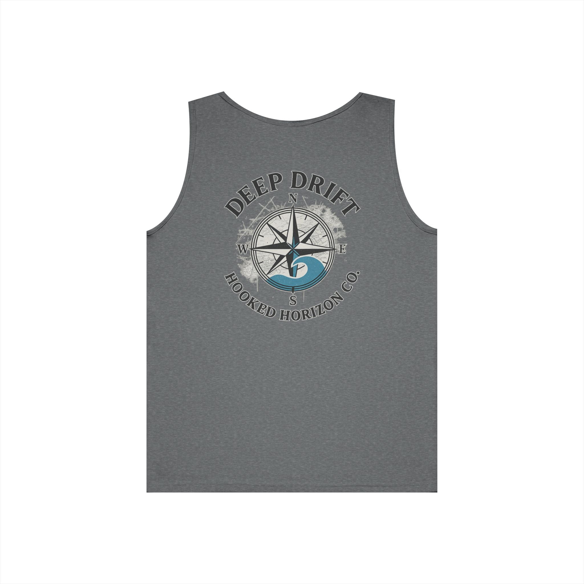 Wave Compass Deep Drift Octopus Graphic Tank Top, Summer Beach Wear, Unisex Tank, Gift for Ocean Lovers, Nautical Tees, Camping Apparel