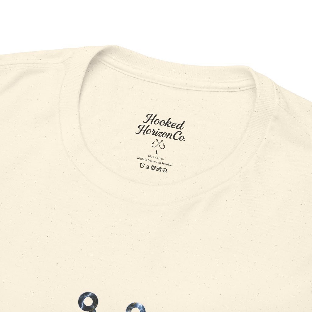Mahi Mahi Hooked Horizon Co Tee—Ocean Graphic Tee — "Beloved" Ray Design
