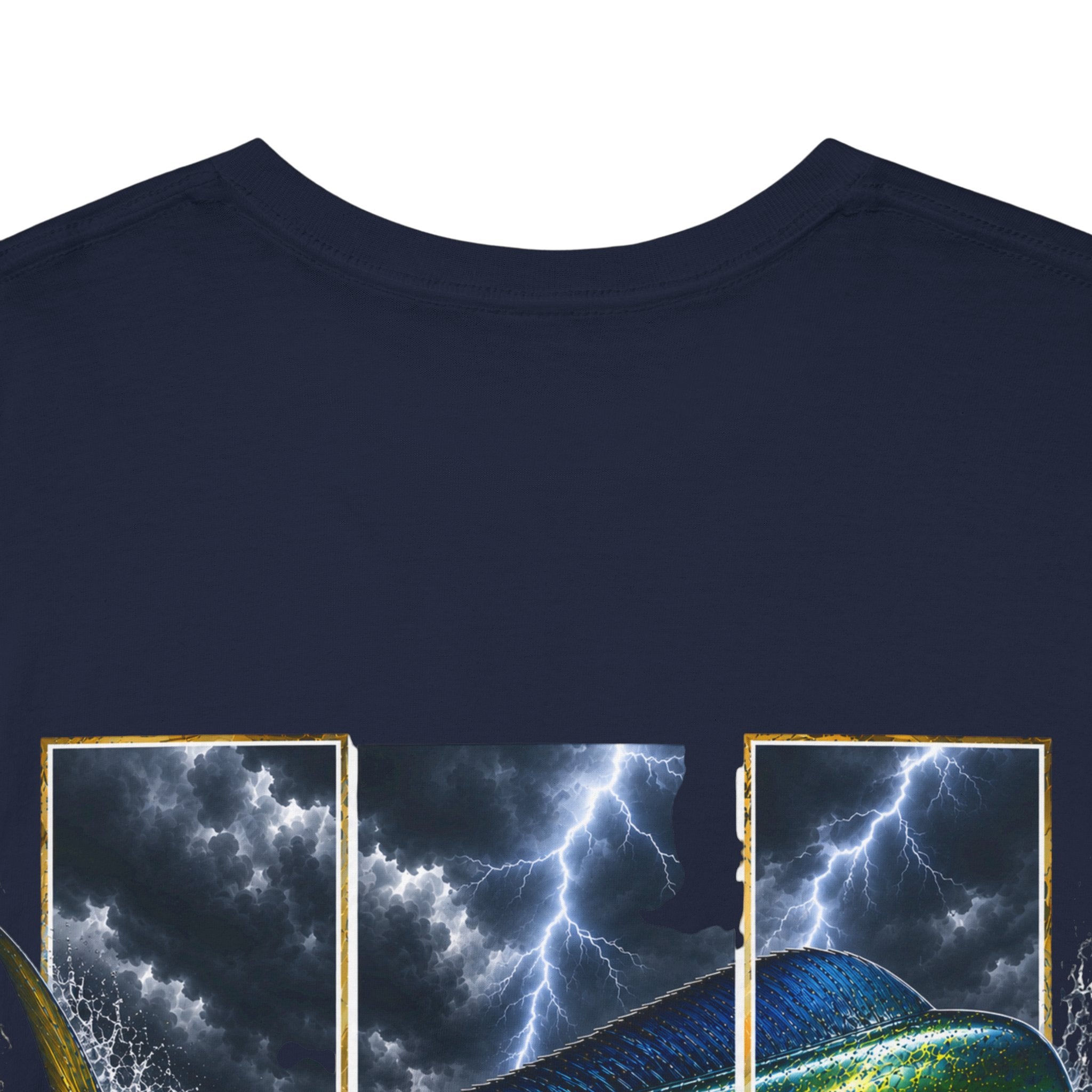 Mahi Mahi Hooked Horizon Co Tee—Ocean Graphic Tee — "Beloved" Ray Design