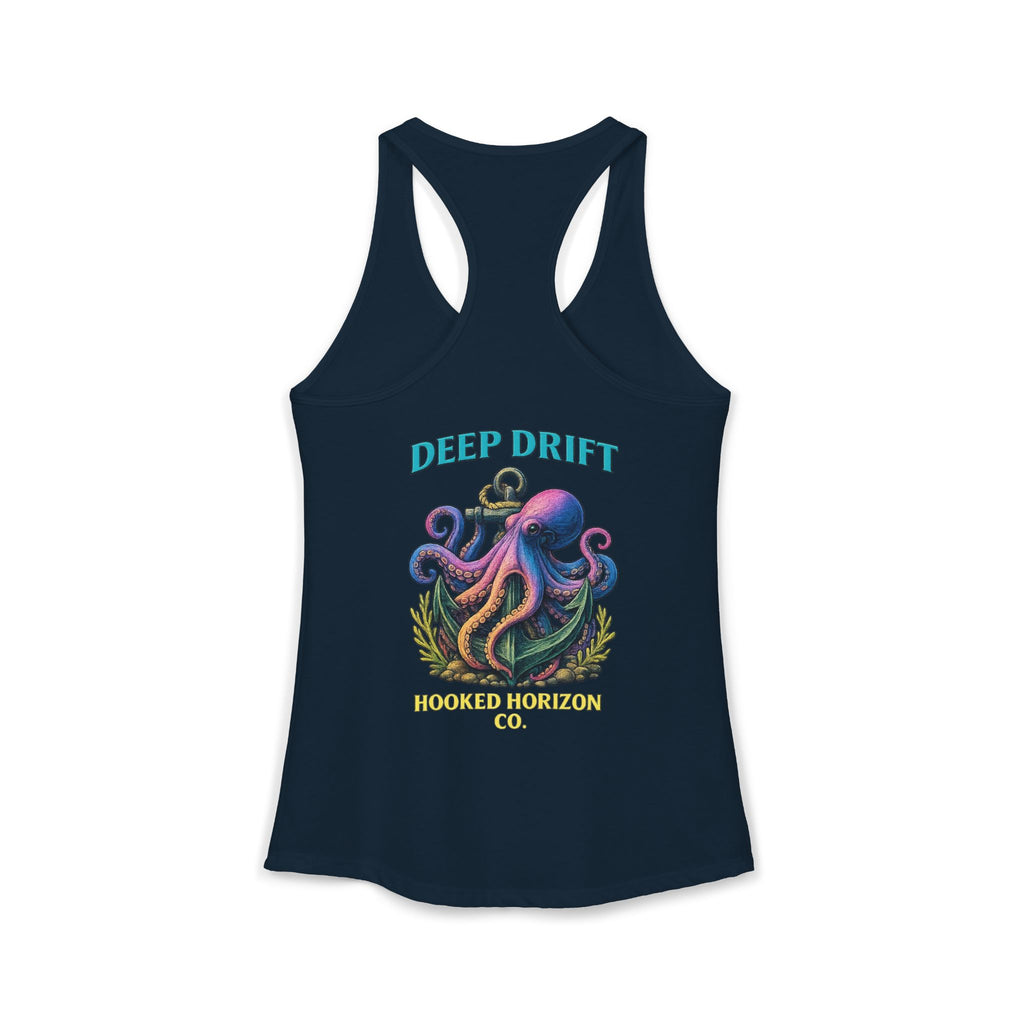 Rainbow Octopus Deep Drift– Hooked Horizon Co. Gifts for Ocean Lovers, Nautical Fashion, Everyday Comfort, Perfect Gift for Her