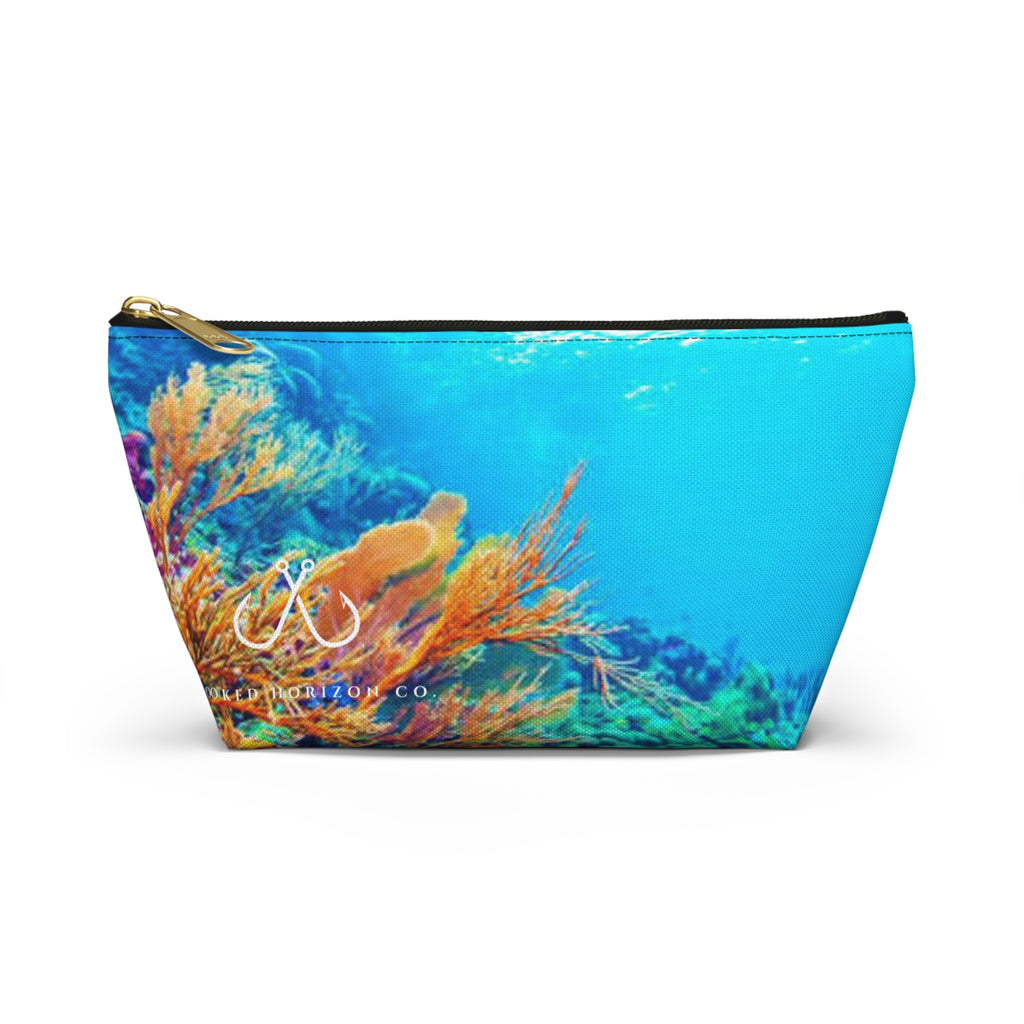 Bright Reef Accessory Pouch | Makeup Bag, Travel Organizer, Gift for Her, Beach Essentials, Stylish Storage