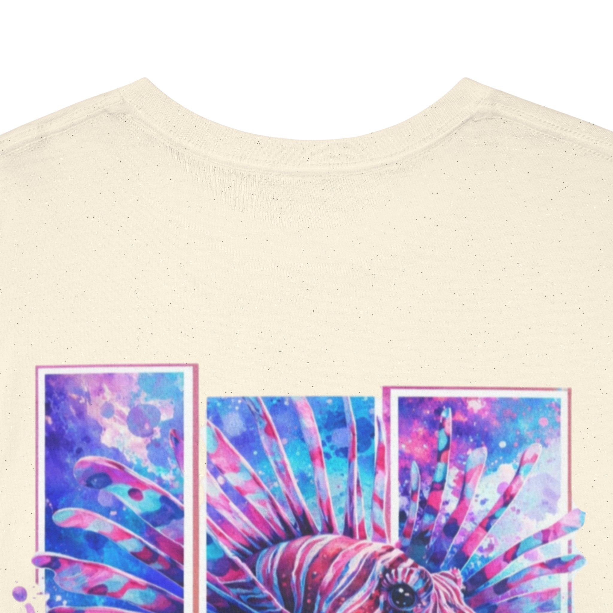 Lion Fish Hooked Horizon Co Tee—Ocean Graphic Tee — "Beloved" Ray Design