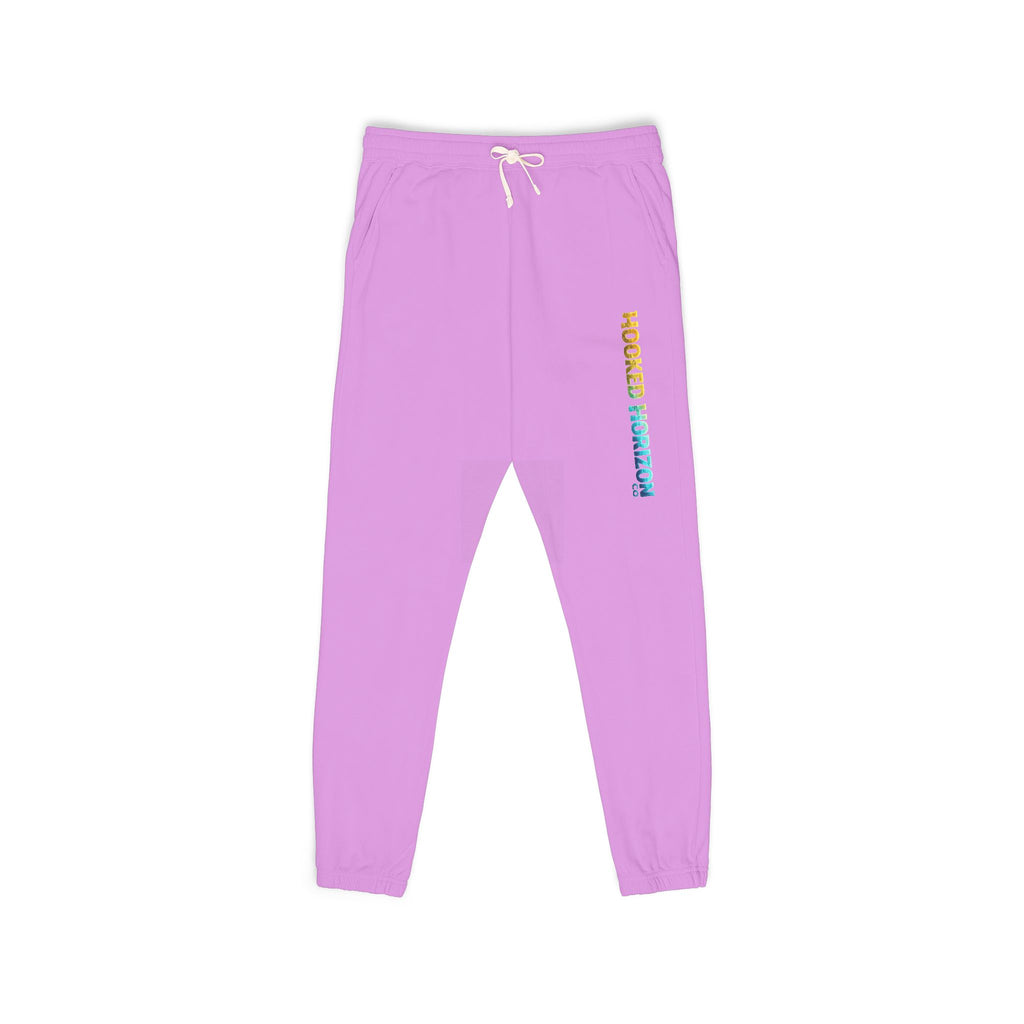 Gold & Blue Hooked Horizon Co. Embroidered Fleece Sweatpants | Cozy Loungewear, Gifts for Everyone, Comfortable Joggers, Relaxed Fit Sweatpants, God is Love, Unisex Fashion