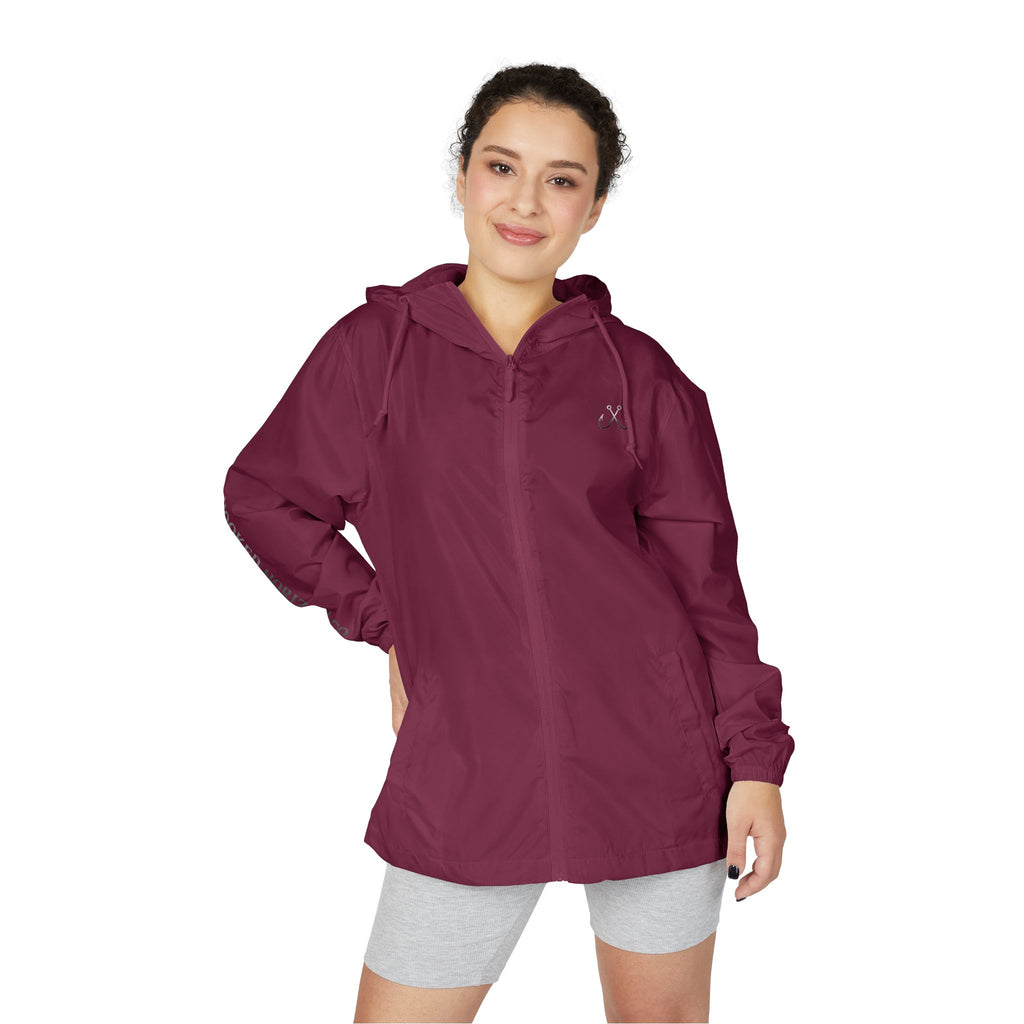Chasing Legends Not Trends Compass Graphic Windbreaker Jacket — Nautical Adventure Hooded Windbreaker