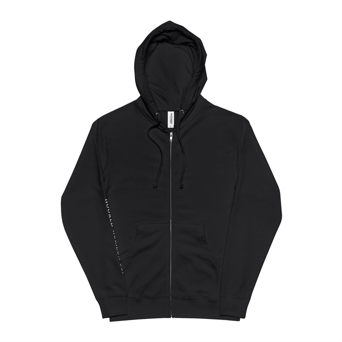 Fishing Boat Hooked Horizon Co. Zip Hoodie — 'Wander Often' Minimal Chest Logo