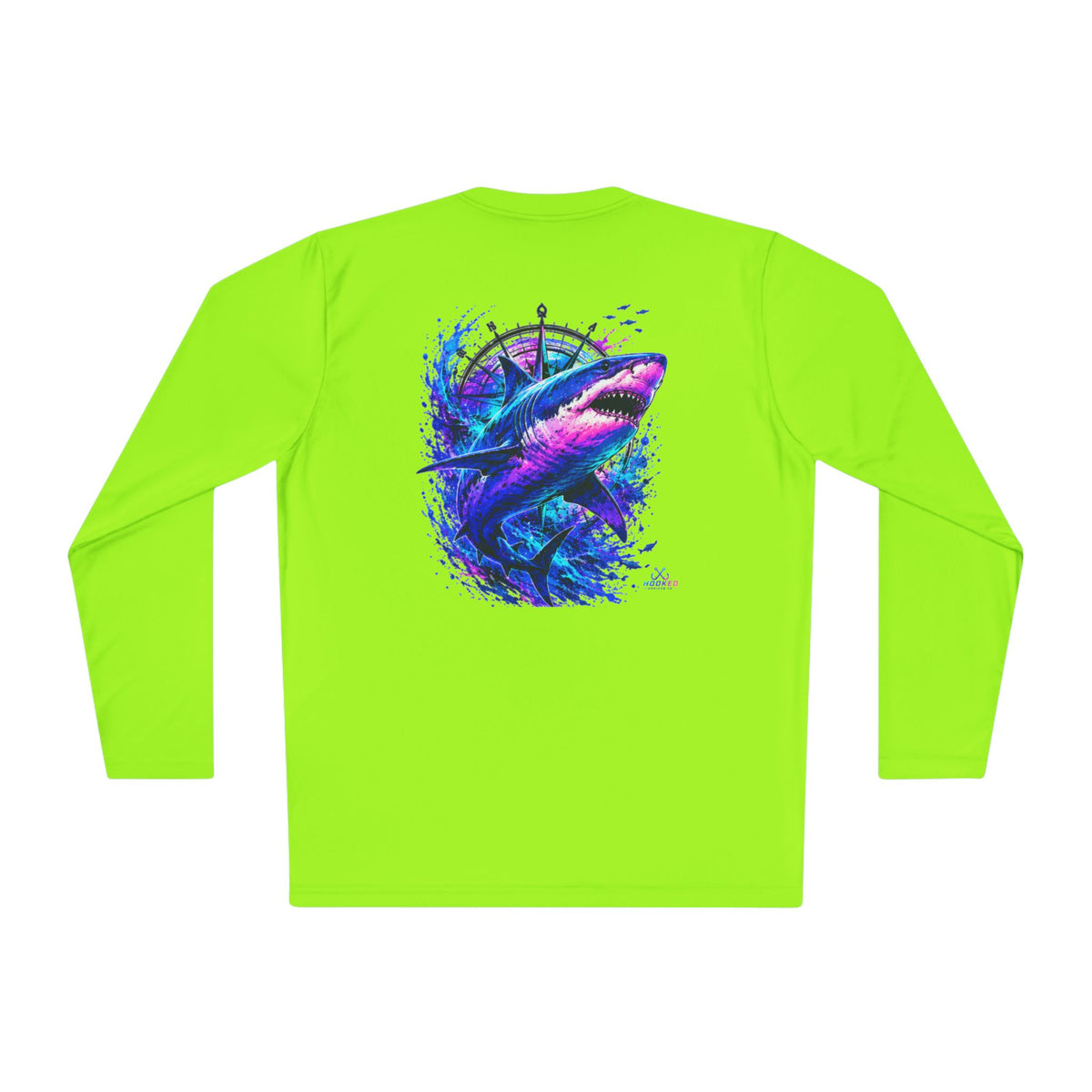 Moisture Wicking Classic Logo Shark Tee —Horizon Co. Anchors Long Sleeve Tee — Lightweight Fishing Shirt