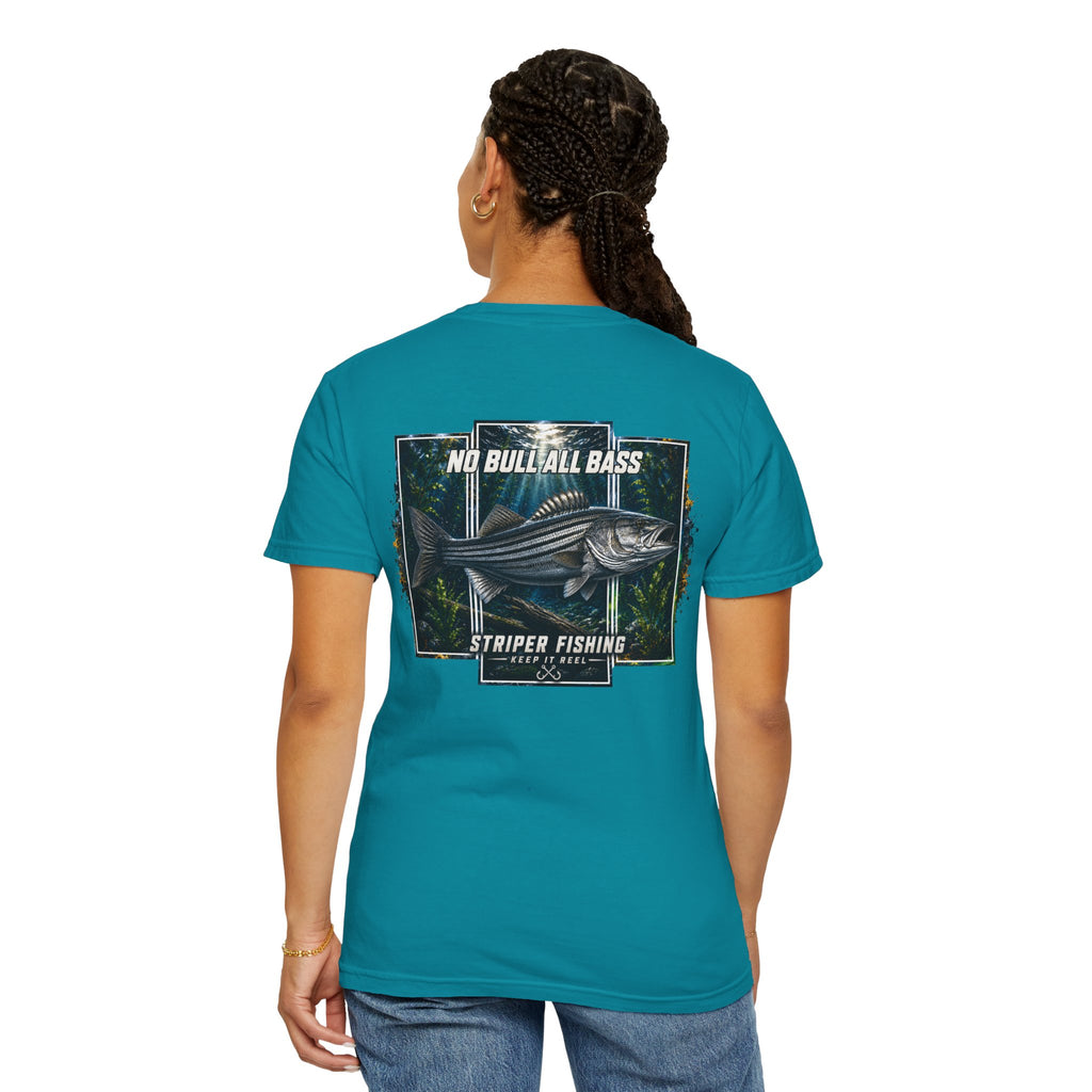 Saltwater Sea Striper Fishing Tee — Hooked Horizon Co.  Angler Gifts Ocean Lover Gifts