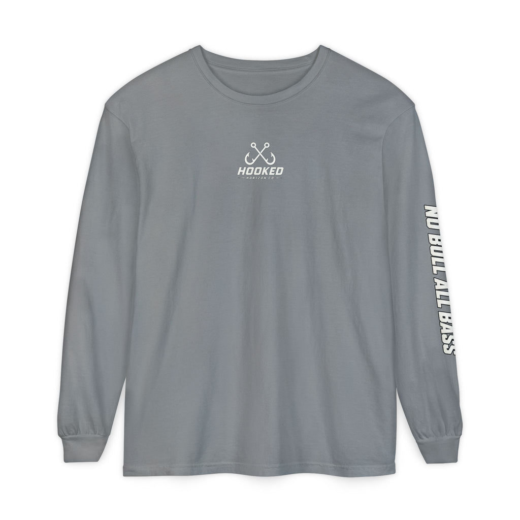 Saltwater Sea Striper Fishing Long Sleeve T-Shirt, Ocean Adventure Apparel, Boat Trip Shirt, Coastal Style, Gift for Fishermen