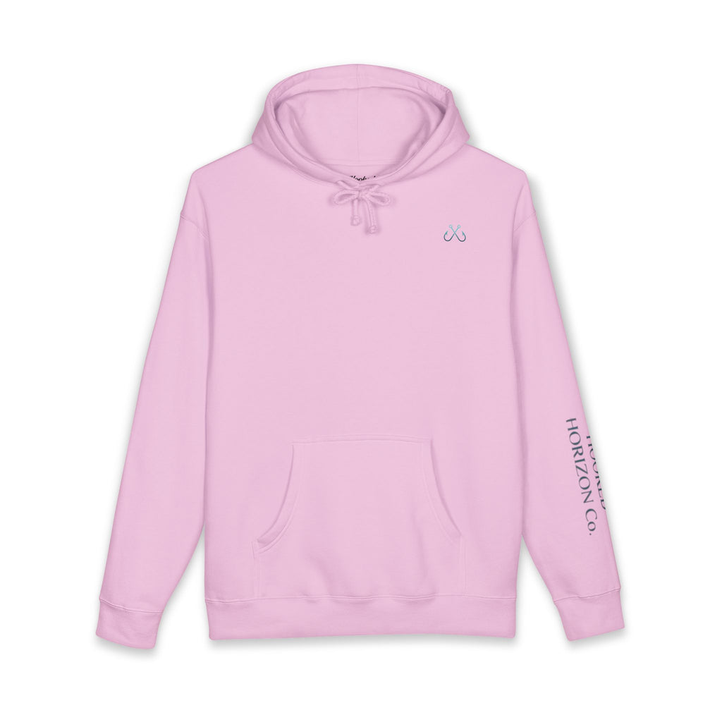 Manta Ray Hoodie Hooked Horizon Co. — Fishing Back Graphic Hoodie, Multiple Color Variations