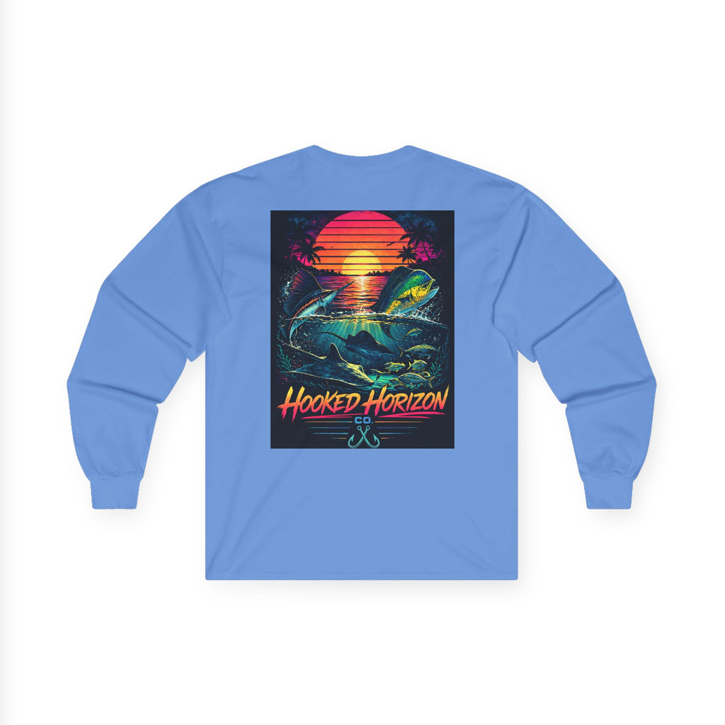 Hooked Horizon Co.  Sunset Long Sleeve Tee— Multiple Color Variations