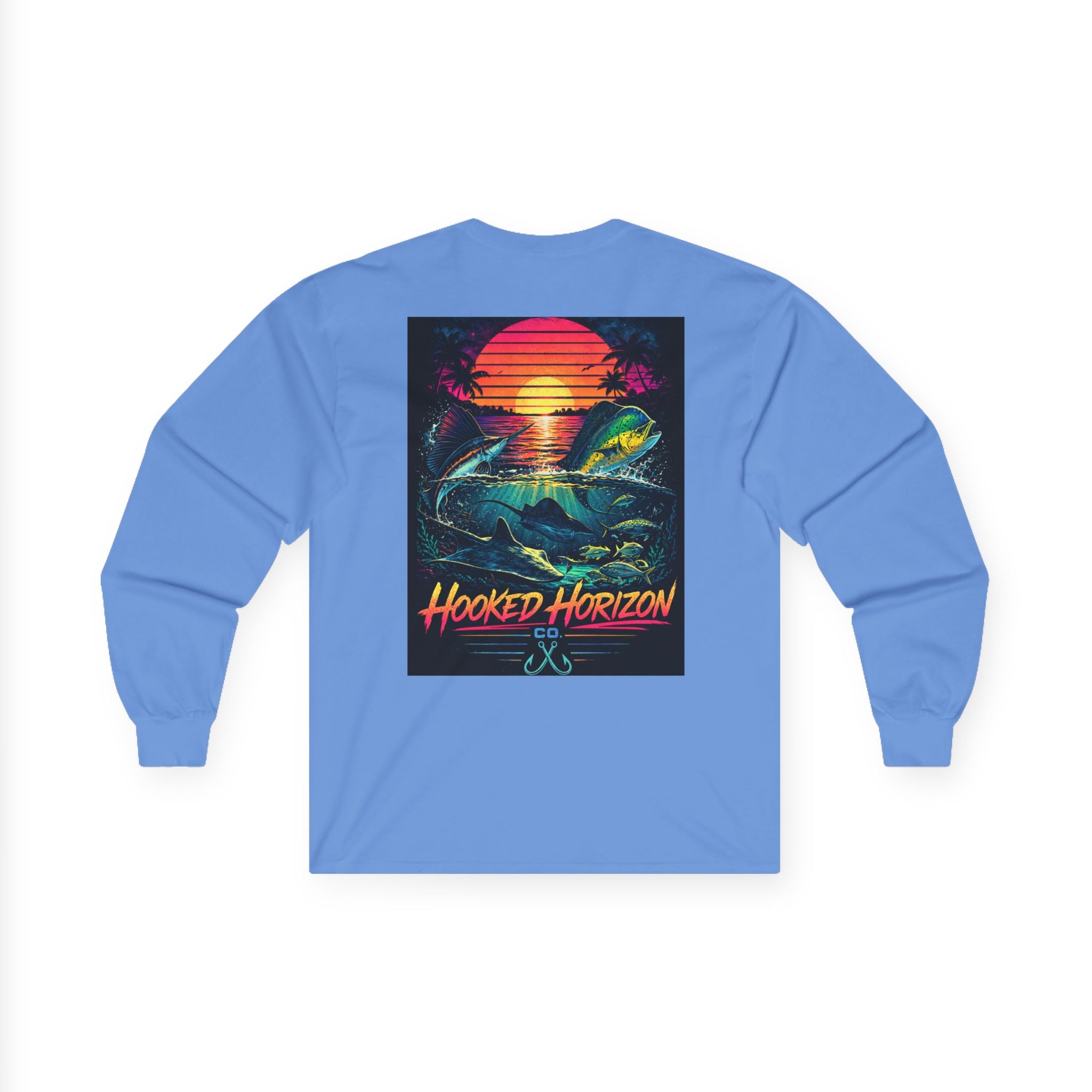 Hooked Horizon Co.  Sunset Long Sleeve Tee— Multiple Color Variations