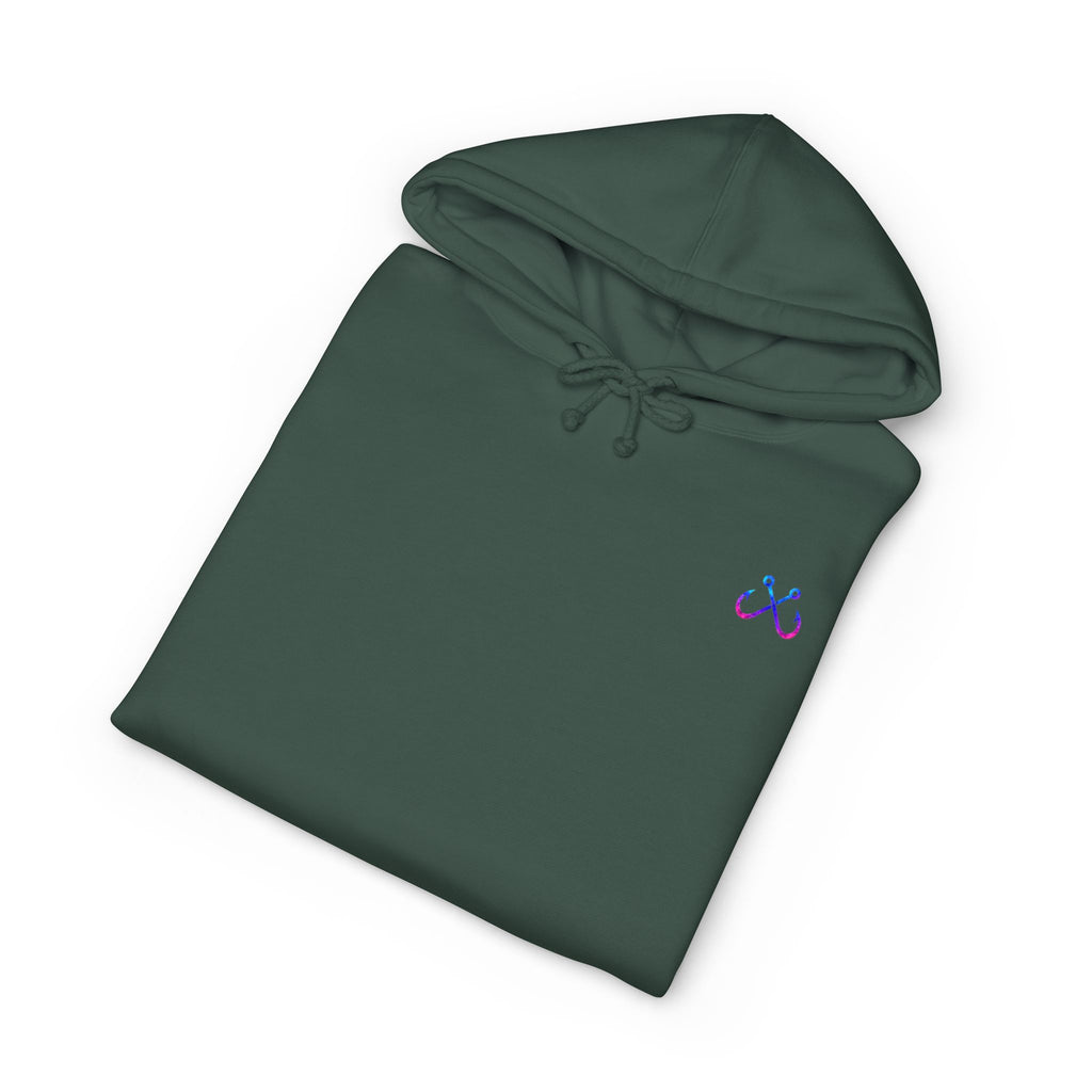 Lion Fish Hoodie Hooked Horizon Co. — Fishing Back Graphic Hoodie, Multiple Color Variations