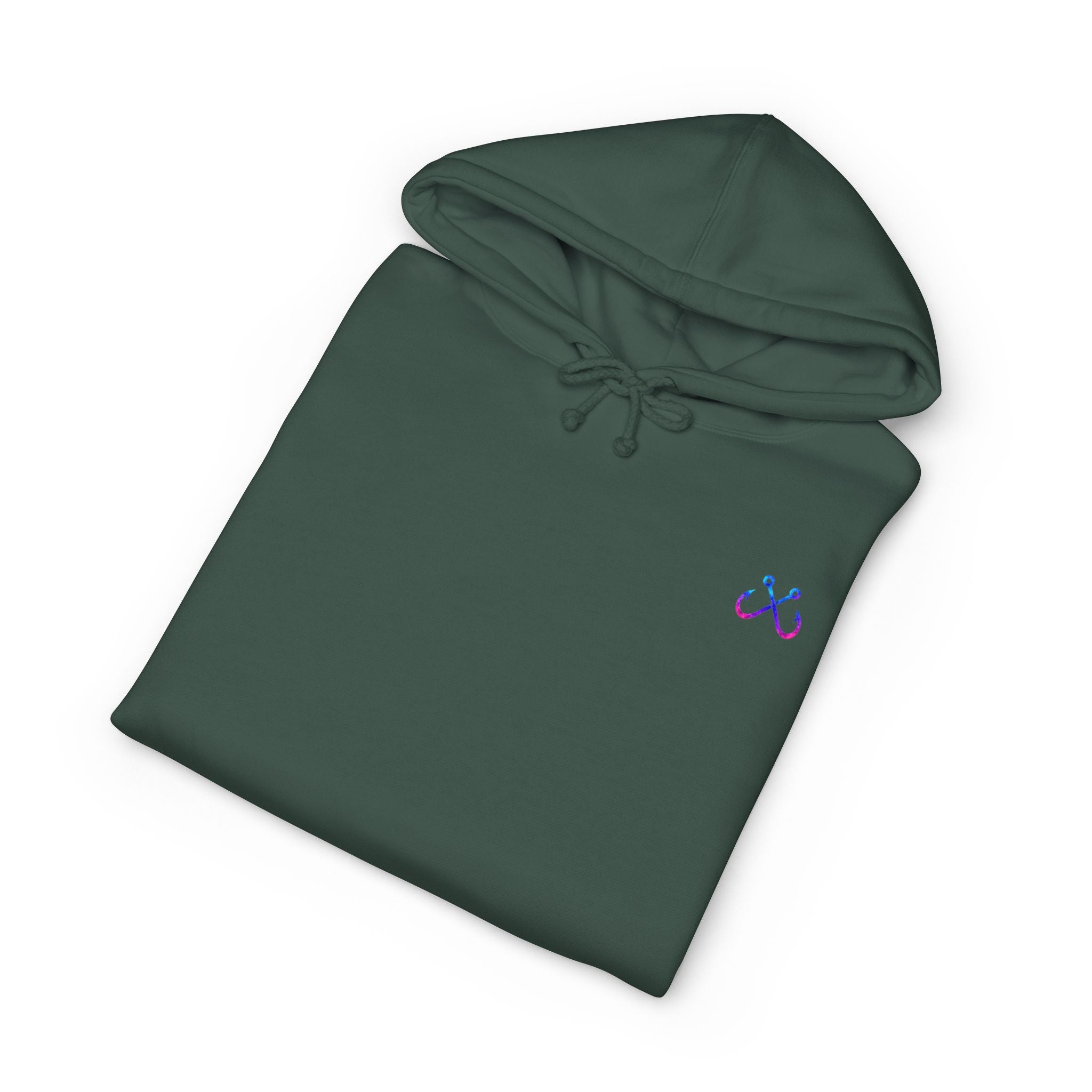 Lion Fish Hoodie Hooked Horizon Co. — Fishing Back Graphic Hoodie, Multiple Color Variations