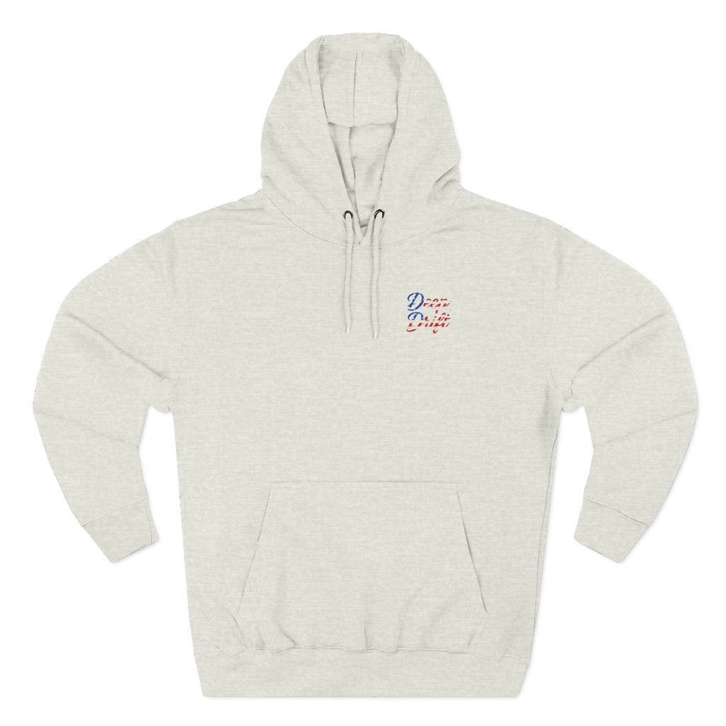 USA Deep Drift — Hooked Horizon Co. Neon Fishing Hoodie – "Chase the Horizon, Hook the Legend" Graphic