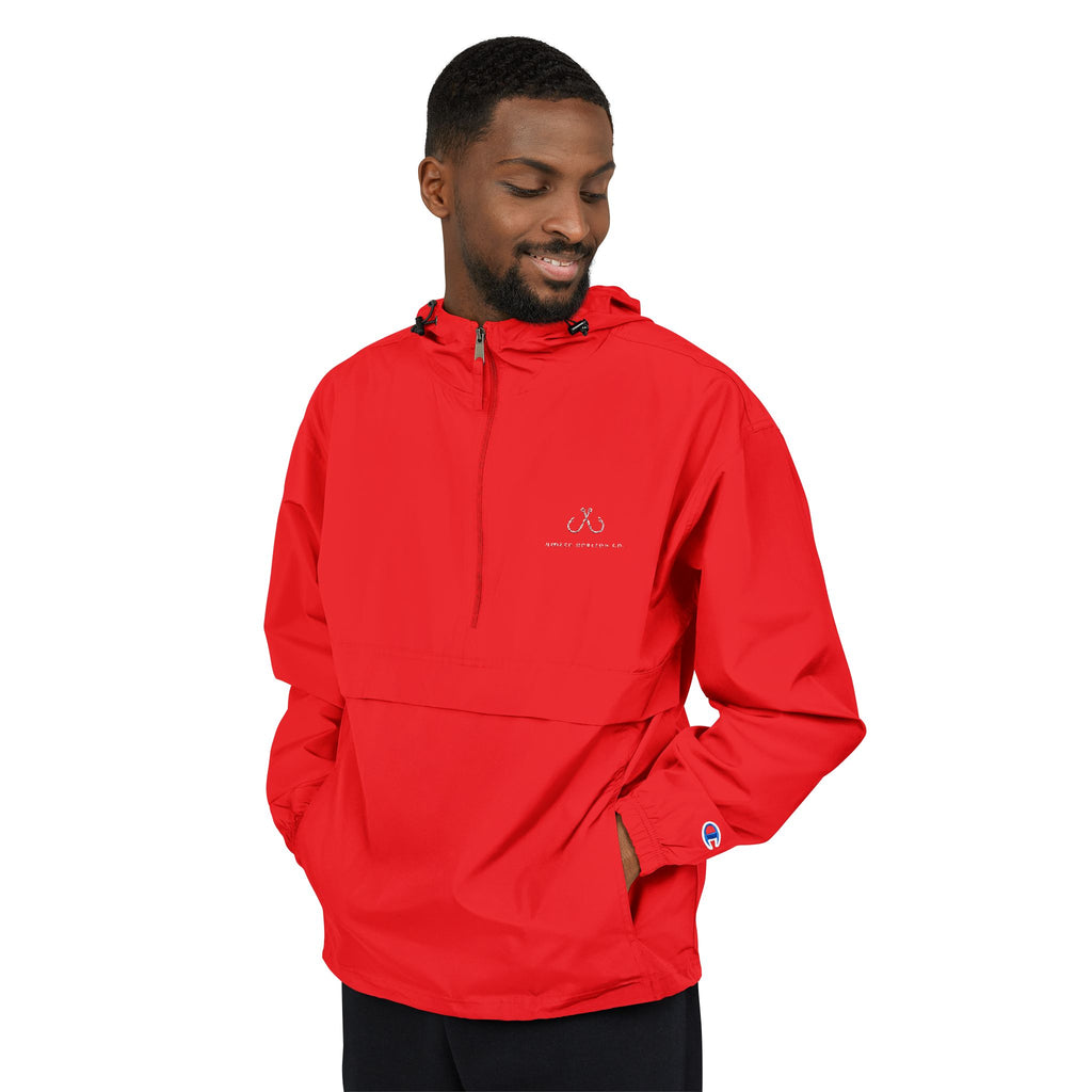 Hooked Horizon Co. Unisex Packable Anorak Jacket, Lightweight Rain Jacket, Outdoor Adventure Gear, Casual Fashion, Travel Essential, Fall Wardrobe