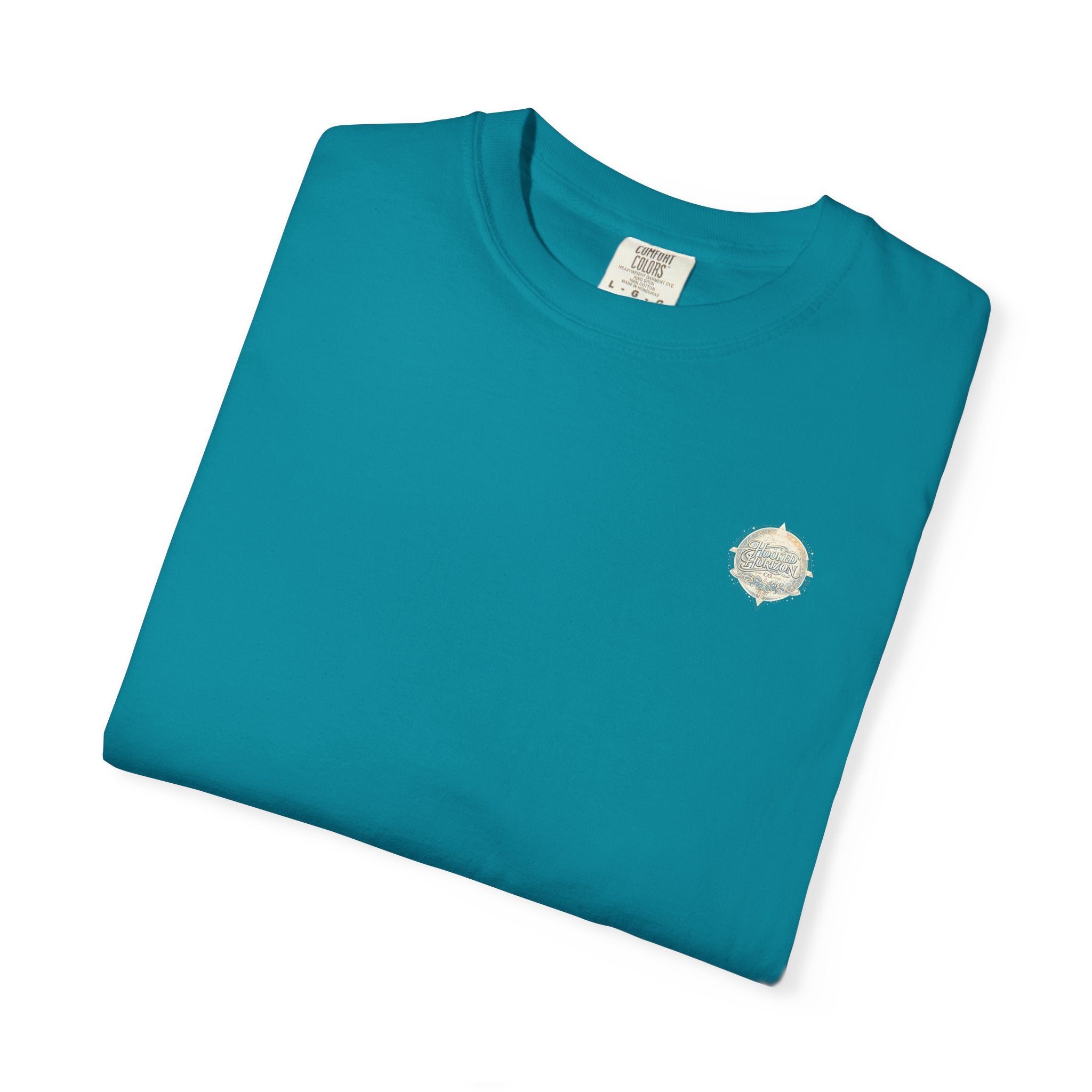 Turtle Geometric Inspiration T-Shirt - Hooked Horizon Co. Fishing Tee for Angler Lovers