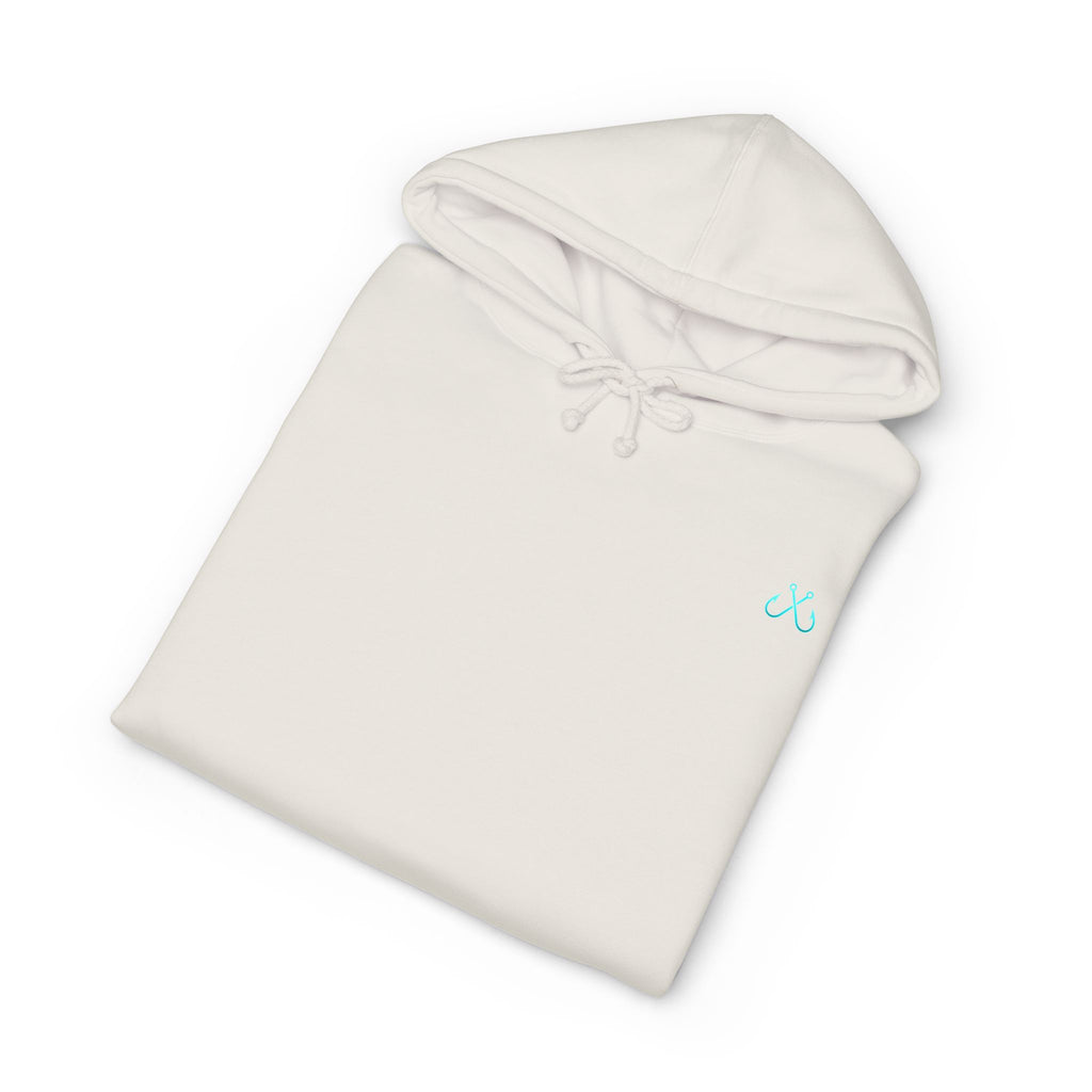 Sea Turtle & Sunset Hoodie Hooked Horizon Co. — Minimal Fishing Back Graphic Hoodie, Multiple Color Variations