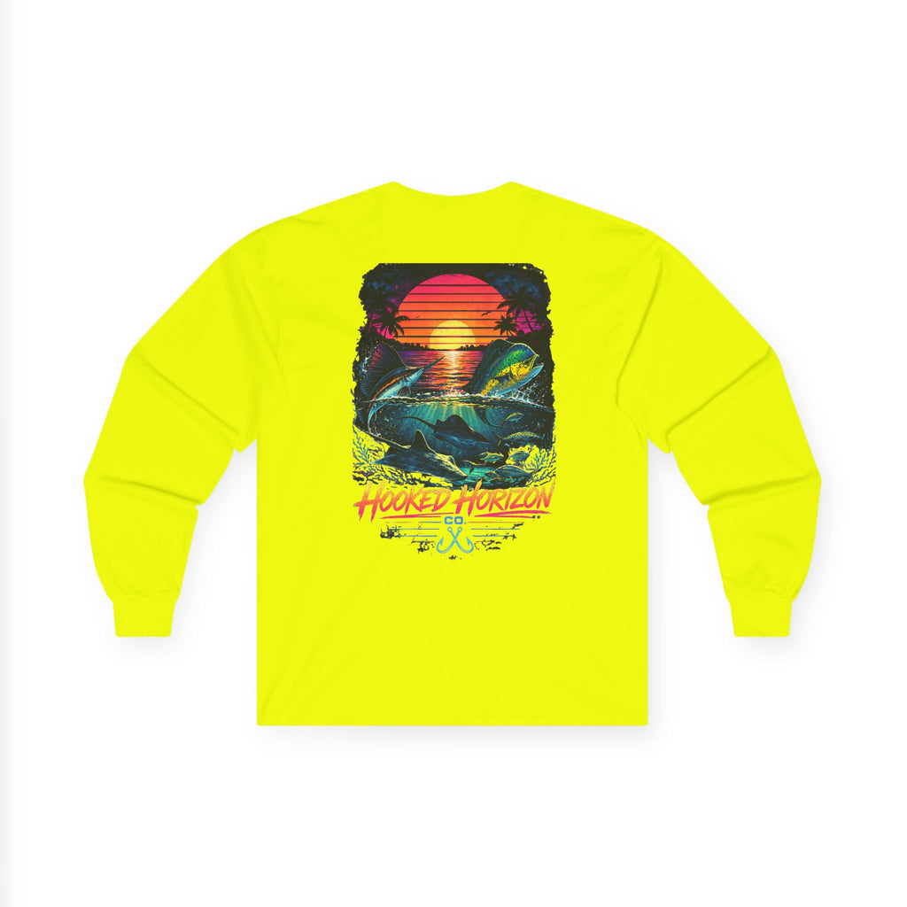 Hooked Horizon Co.  Sunset Long Sleeve Tee— Multiple Color Variations