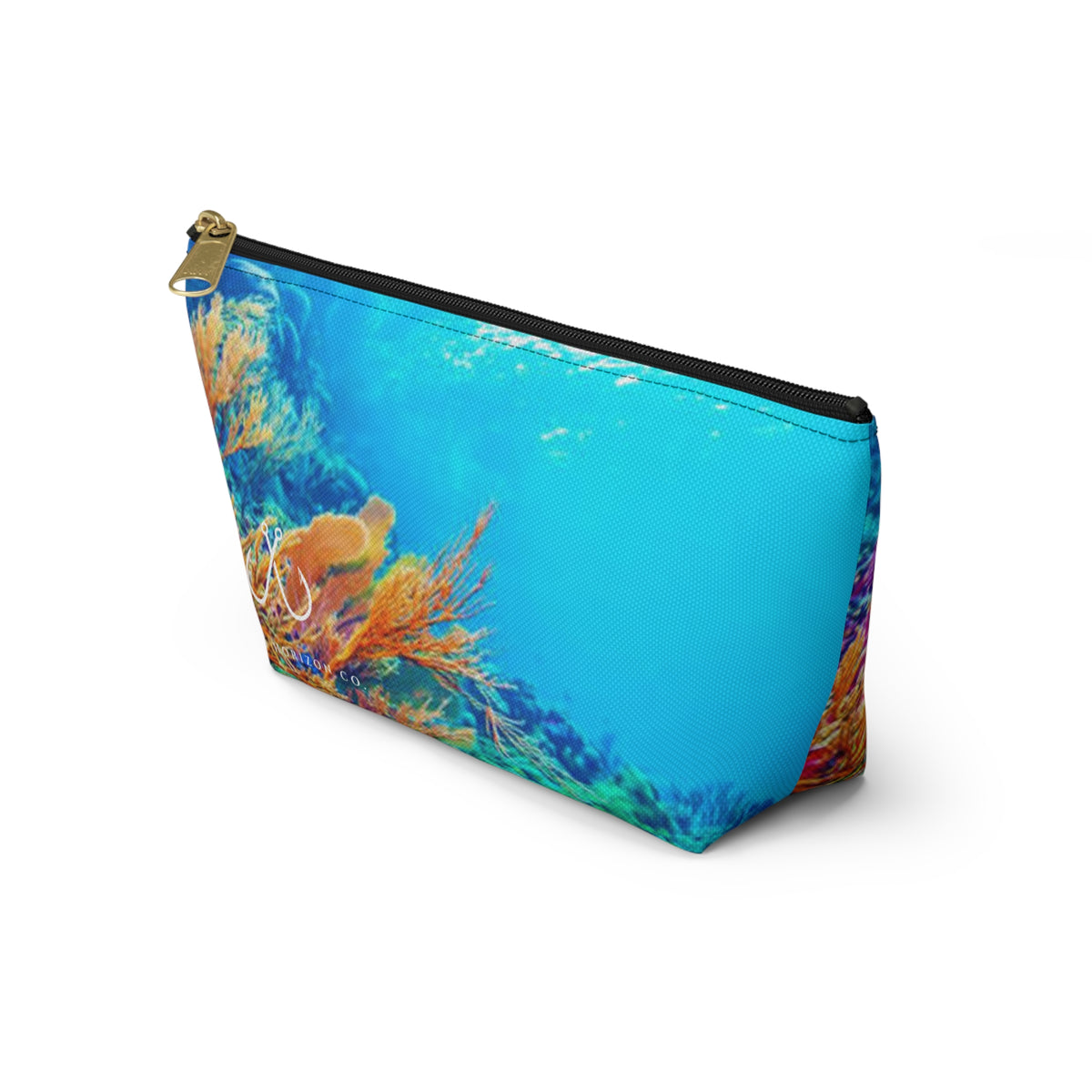Bright Reef Accessory Pouch | Makeup Bag, Travel Organizer, Gift for Her, Beach Essentials, Stylish Storage