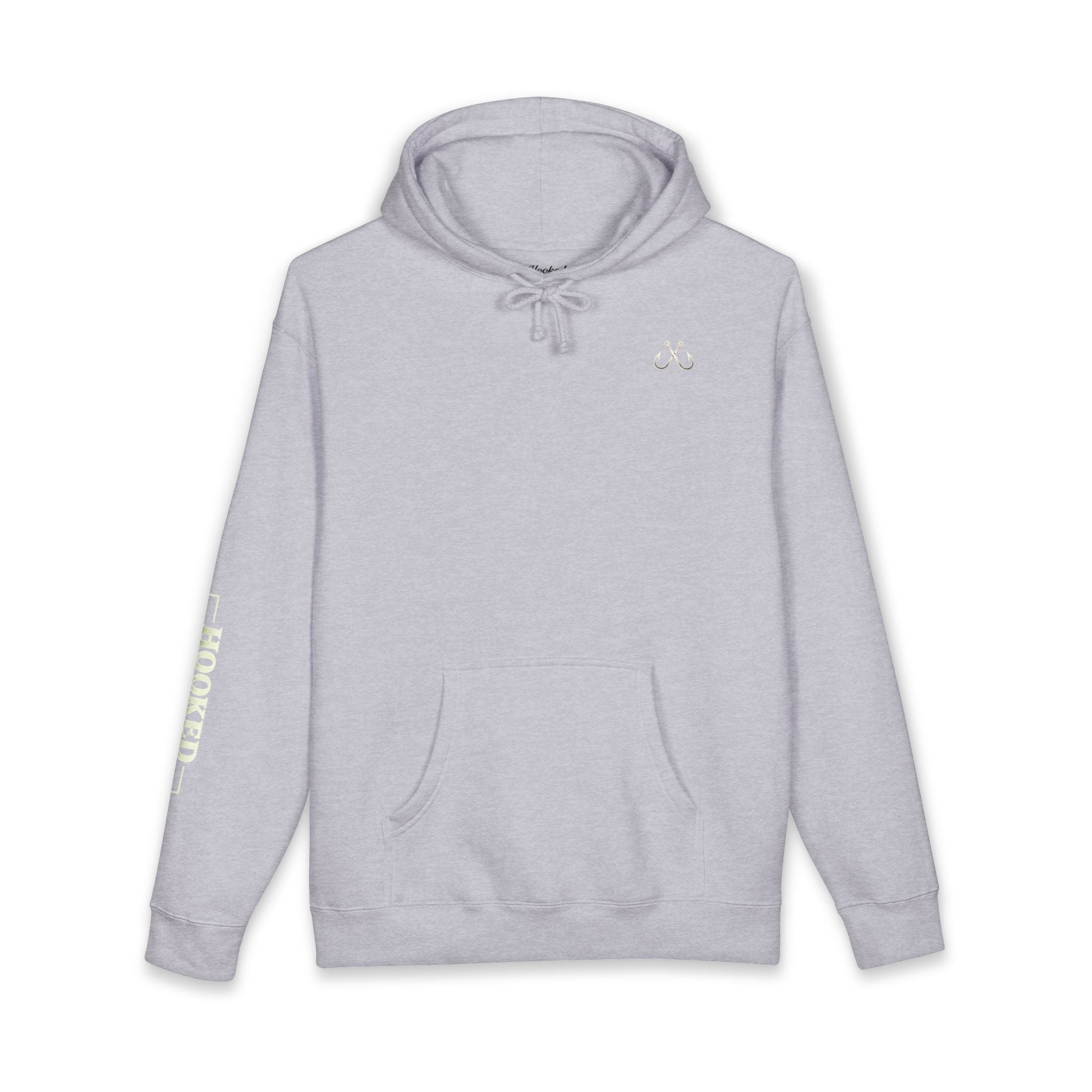 Sea Otter & Sunset Hoodie Hooked Horizon Co. — Minimal Fishing Back Graphic Hoodie, Multiple Color Variations