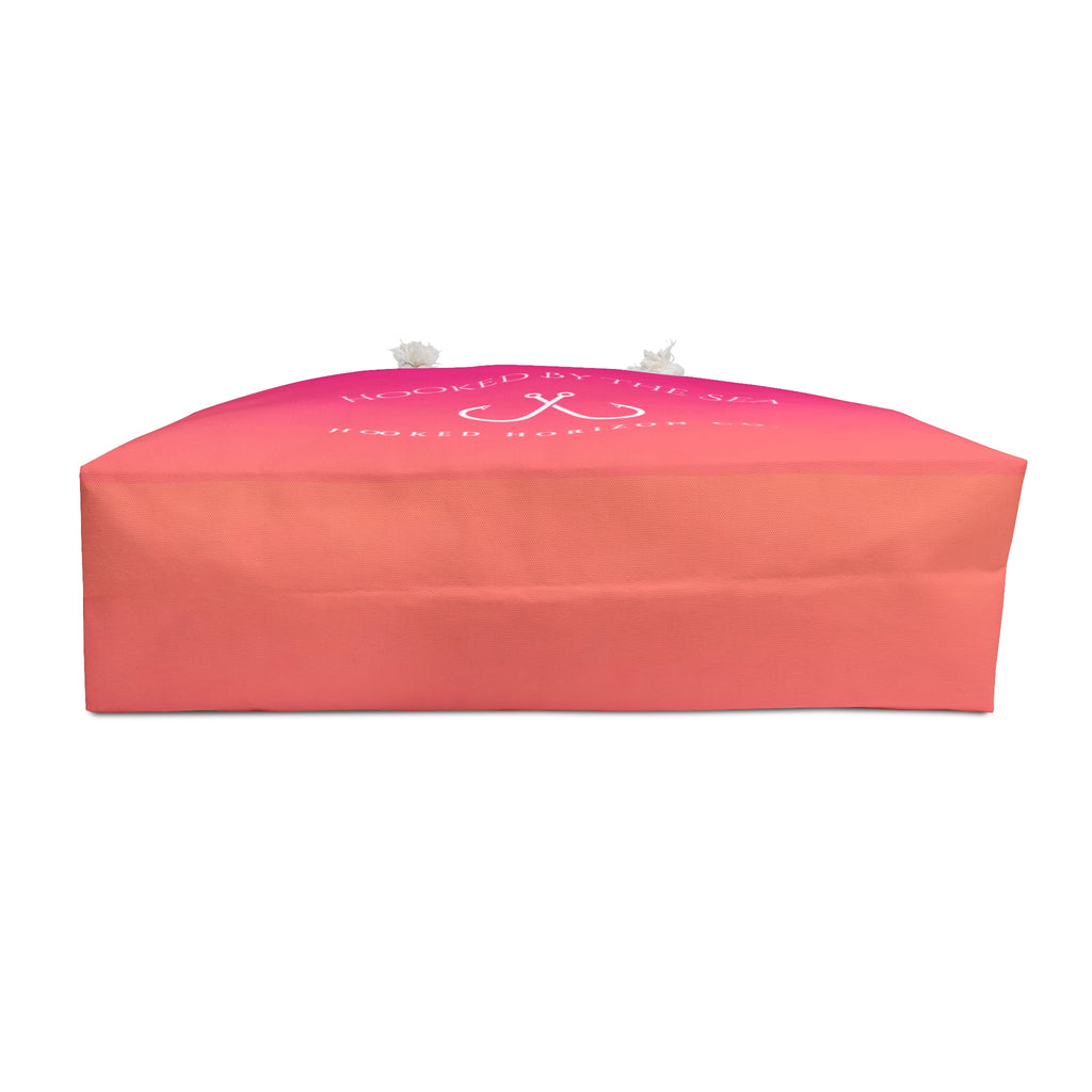 Pink To Orange Ombre Deep Drift Weekender Bag | Perfect for Travel, Beach Days, Outdoor Adventures, Gifts for Him and Her, Stylish Tote