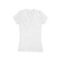 Purple Turtle – " Keep It Reel" Deep Drift Women's V-Neck Tee - Turtle PinkCasual Style, Gift for Beach Lovers, Summer Wear, Travel Outfit, Comfortable Tee